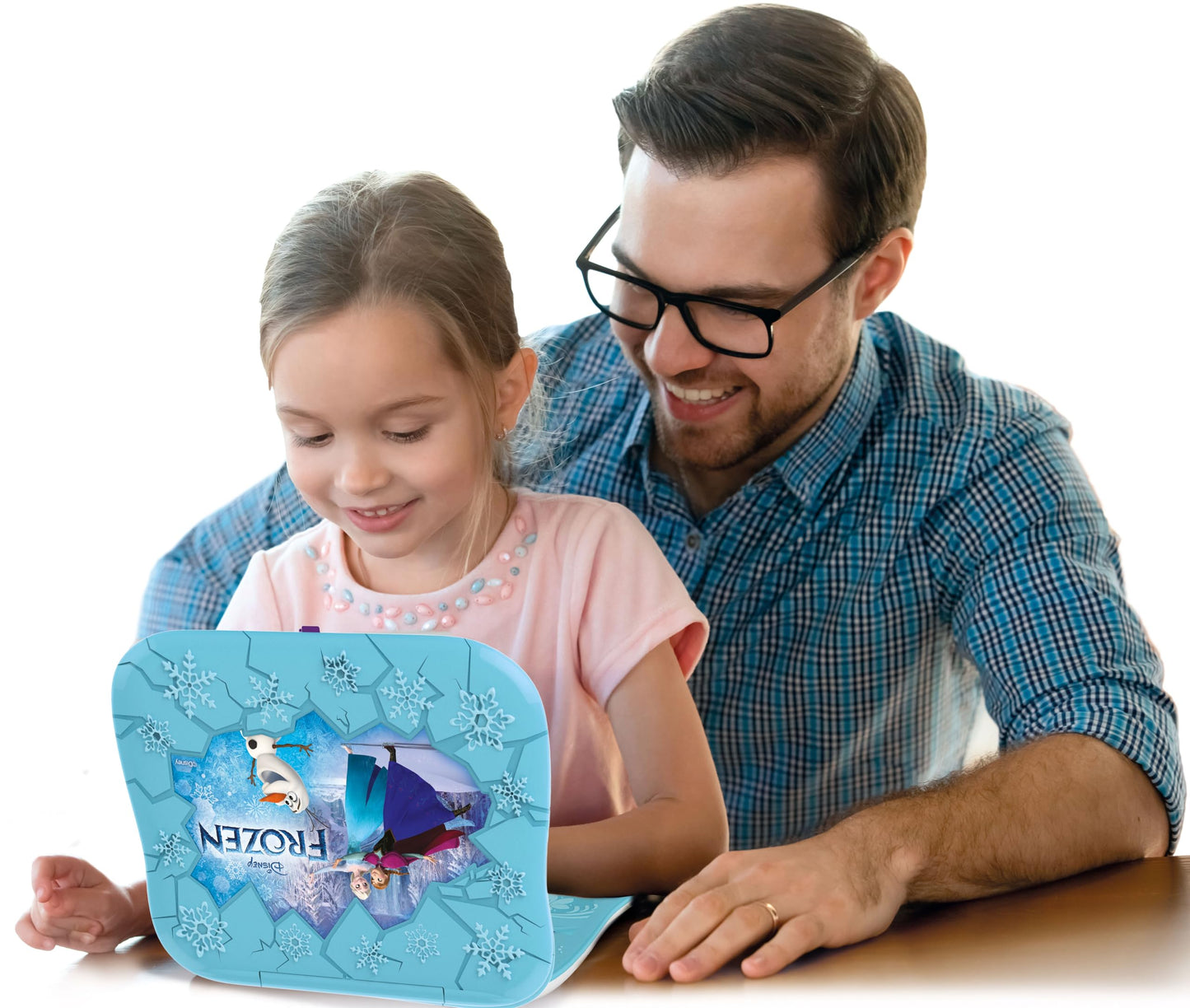 Clementoni - Computer Kid Frozen Laptop Educativo Bambini 4+ Anni, 30 attività Educative, Gioco Elettronico per Imparare Lettere, Numeri, Musica e Logica, Batterie Incluse, Lingua Italiana, 16823