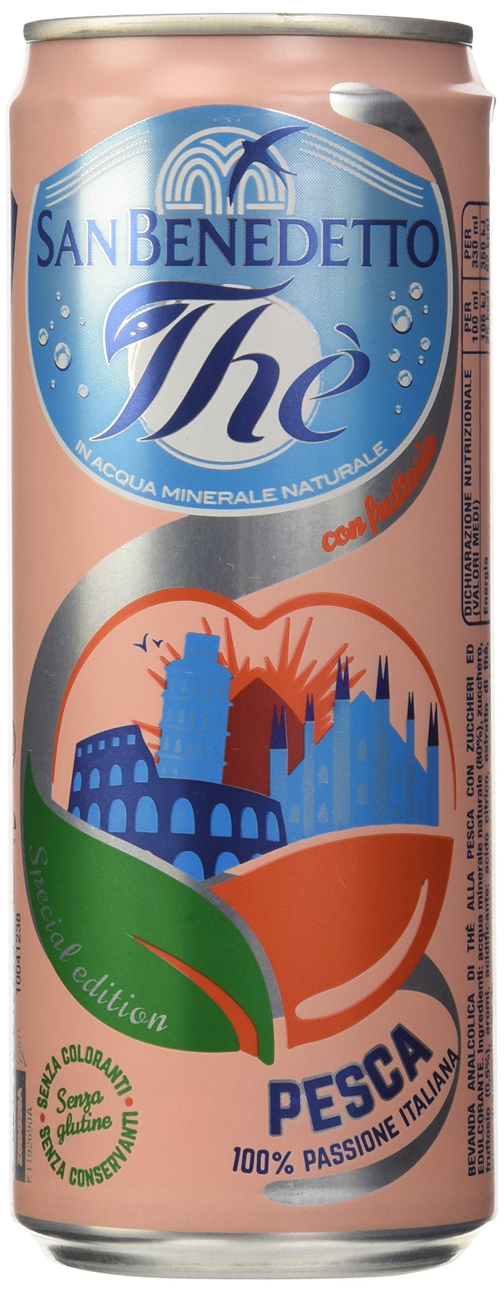 San Benedetto Thè Pesca - 24 pezzi da 330 ml [7920 ml]