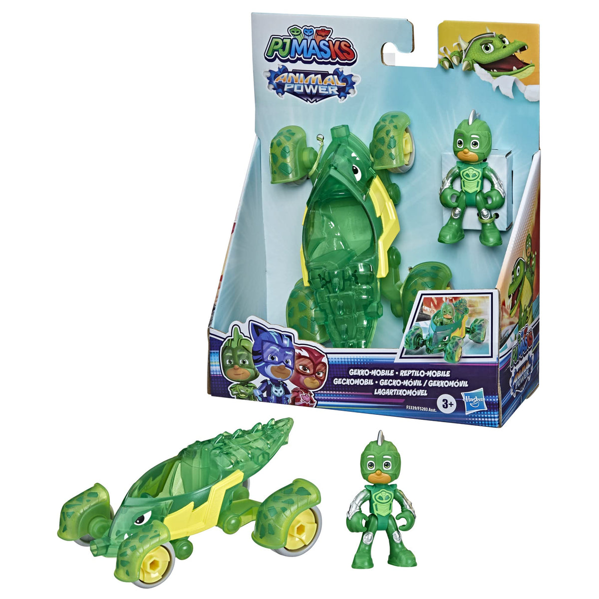 PJ Masks- Pigiamini Animale Power Gekko Mobile