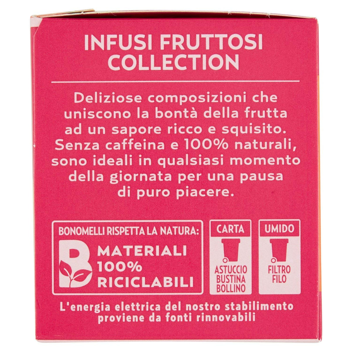 Bonomelli Infusi Fruttosi 100% Naturali Collection, 20 x 40g