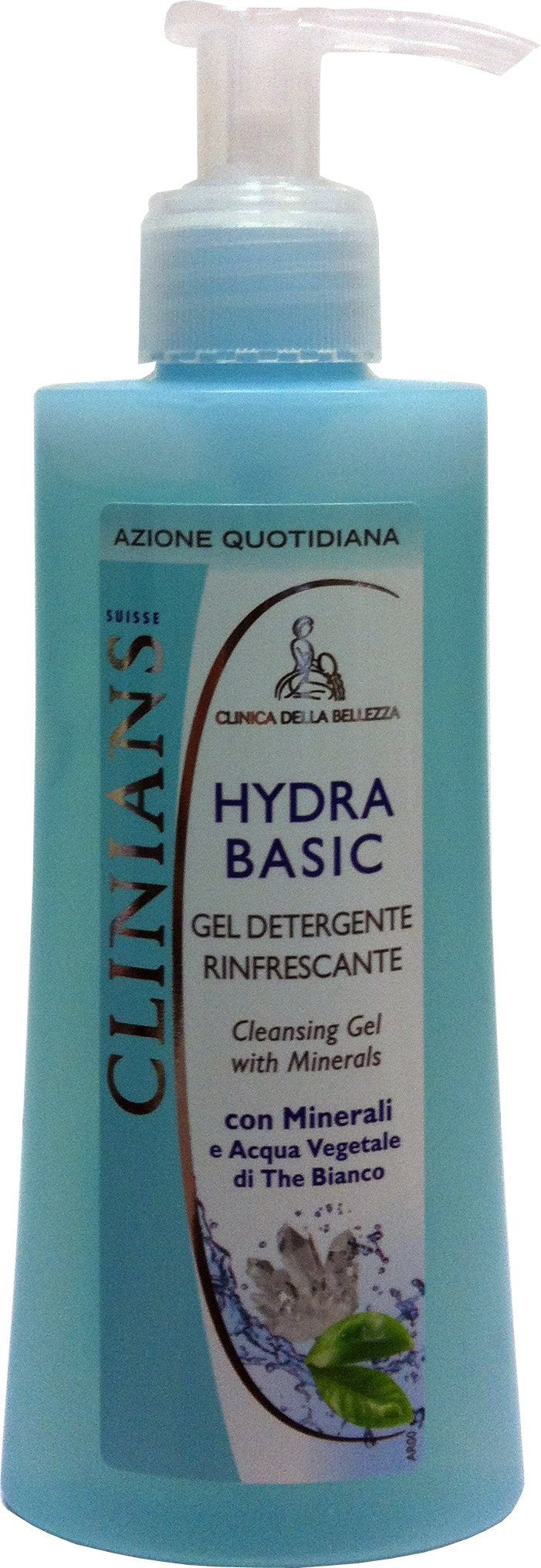 6 x CLINIANS Hydra Basic Gel Viso Detergente Rinfrescante 150 Ml