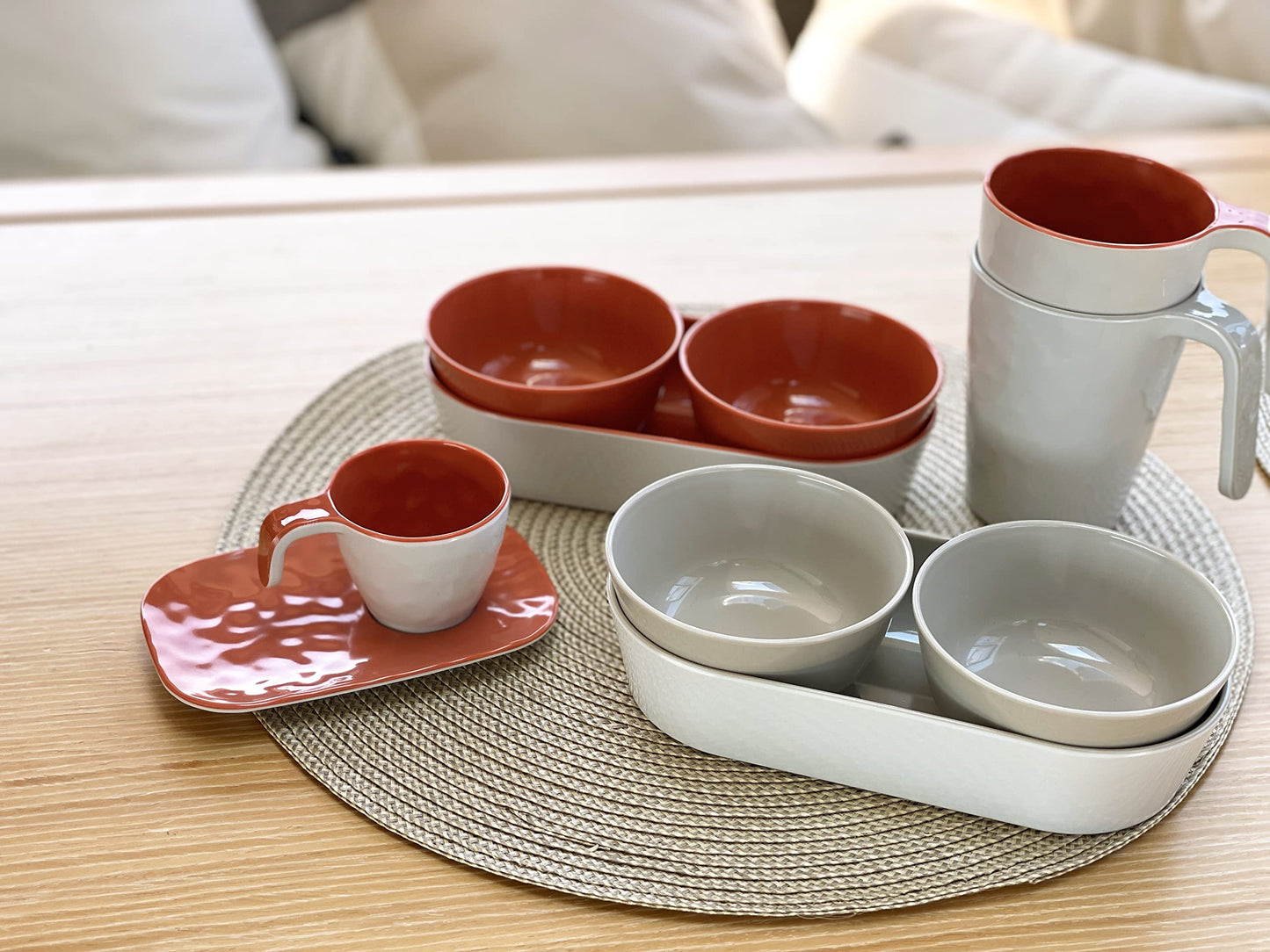 Marine Business Sommerer Tazza Espresso con piatto corallo