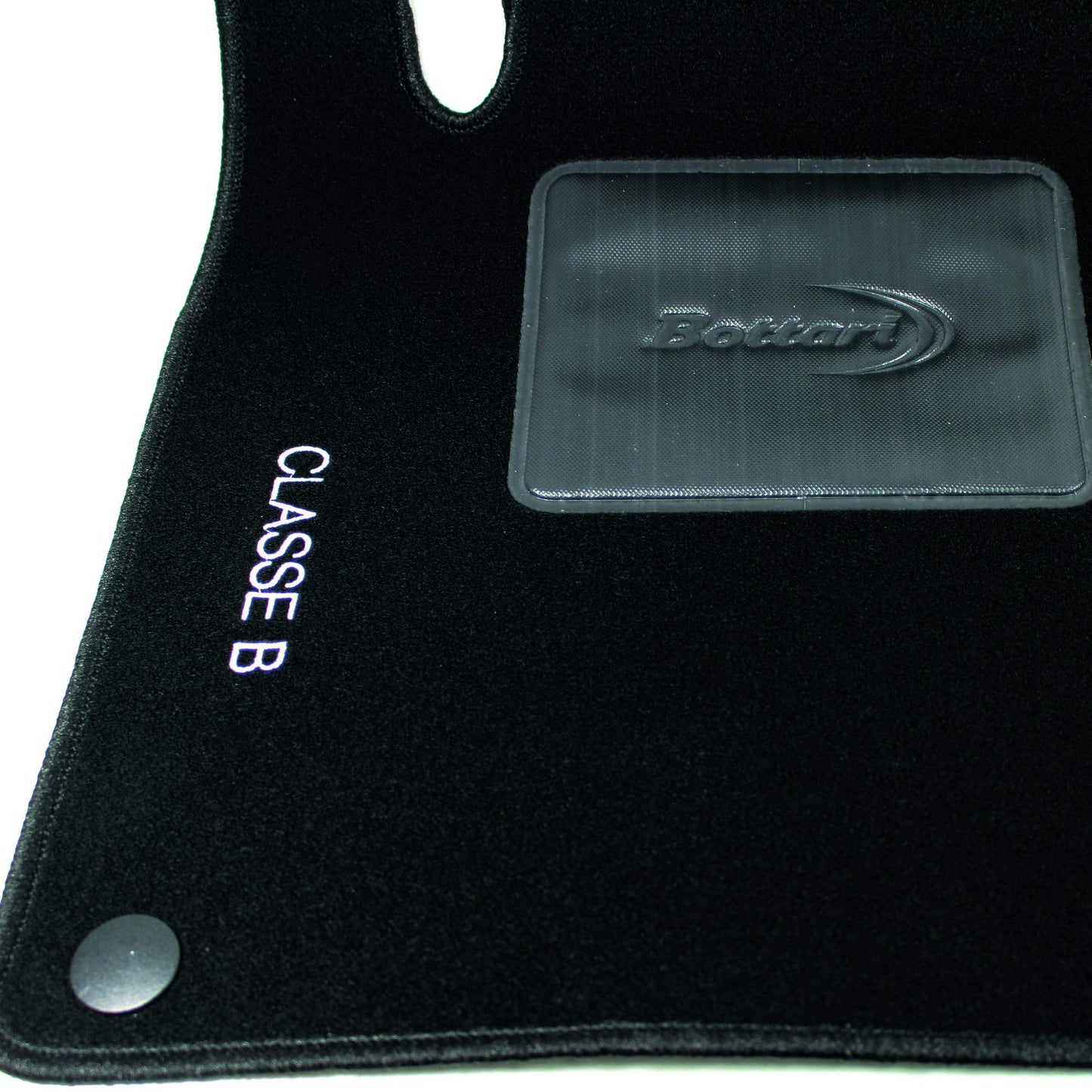 Bottari 39058 Set Tappeti Auto su Misura in Moquette per Classe B produzione dal 2011 ad oggi , Nero, 4 Pezzi