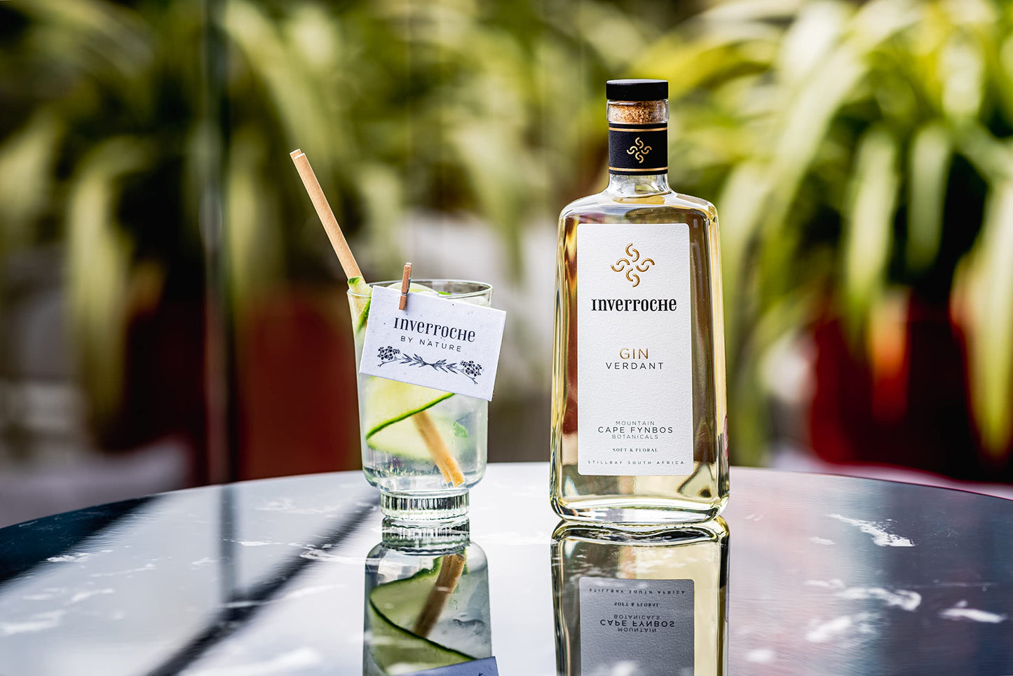 Inverroche Verdant Gin, Super-preium Gin dal Sud Africa, vol 43%, 70CL