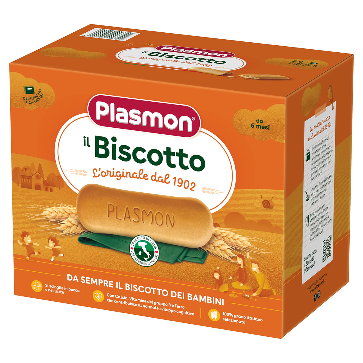 Plasmon Biscotto Classico 1200 g (4 Confezioni)