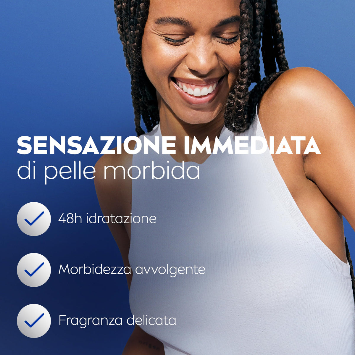 NIVEA Crema-Olio Fiori di Ciliegio & Olio di Jojoba 400 ml, Crema idratante corpo 48h, Crema corpo profumata con Olio di Jojoba e fragranza di Fiori di Ciliegio, Crema corpo idratante pelle secca