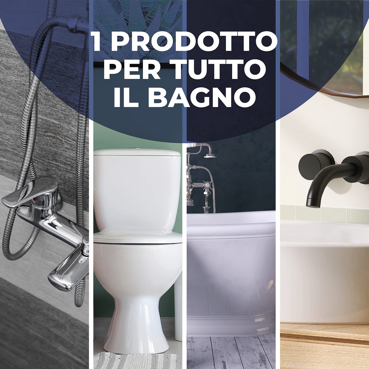 Chanteclair - Bagno Anticalcare, Doppia Azione: Rimuove il Calcare e lo Sporco, Pulito Brillante, Forza&Igiene - 625 ml