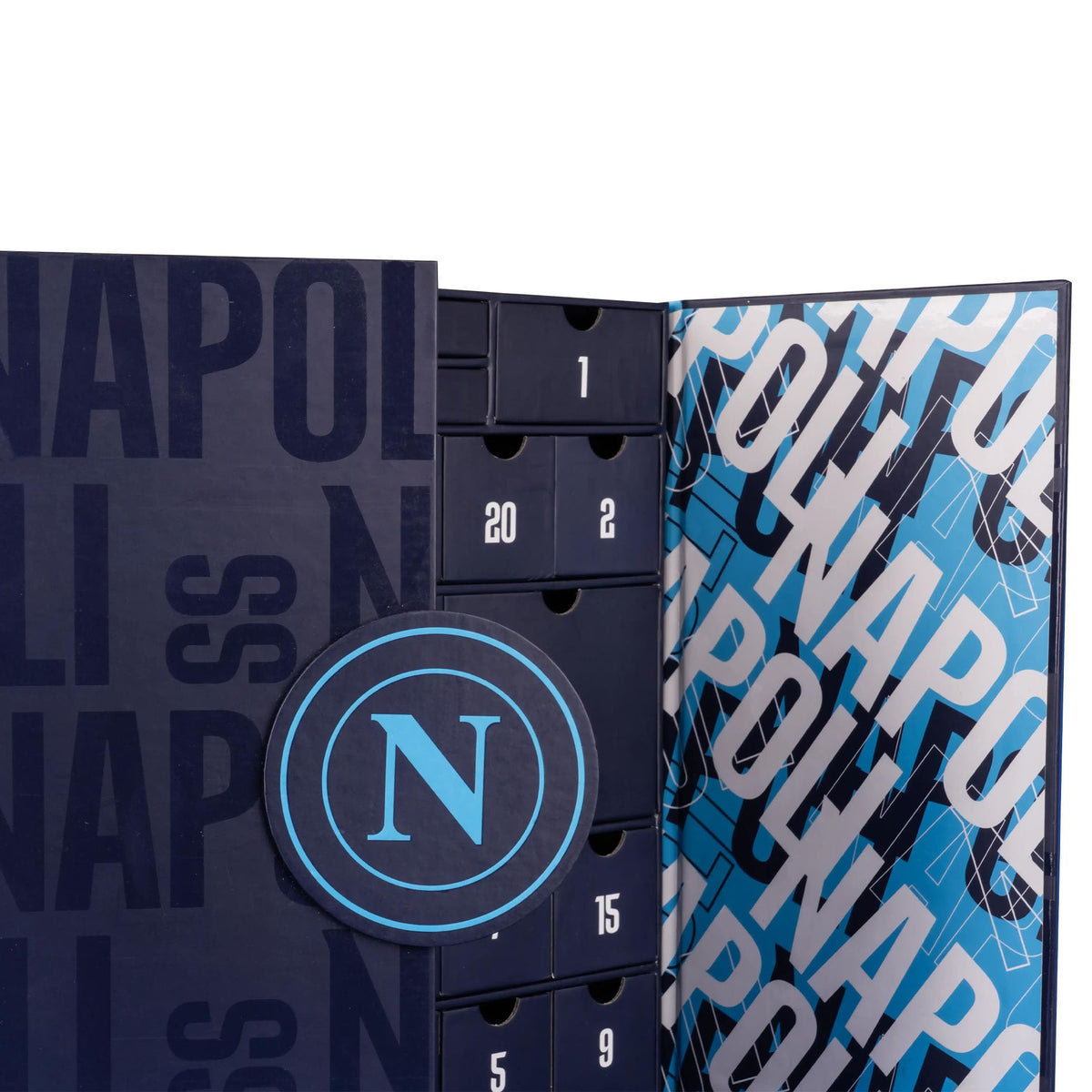 Colourbook - Calendario dell’Avvento 2025 Napoli by Colourbook, 24 Sorprese Ufficiali ed Esclusive, Scatola Rigida da Collezione con Chiusura Magnetica