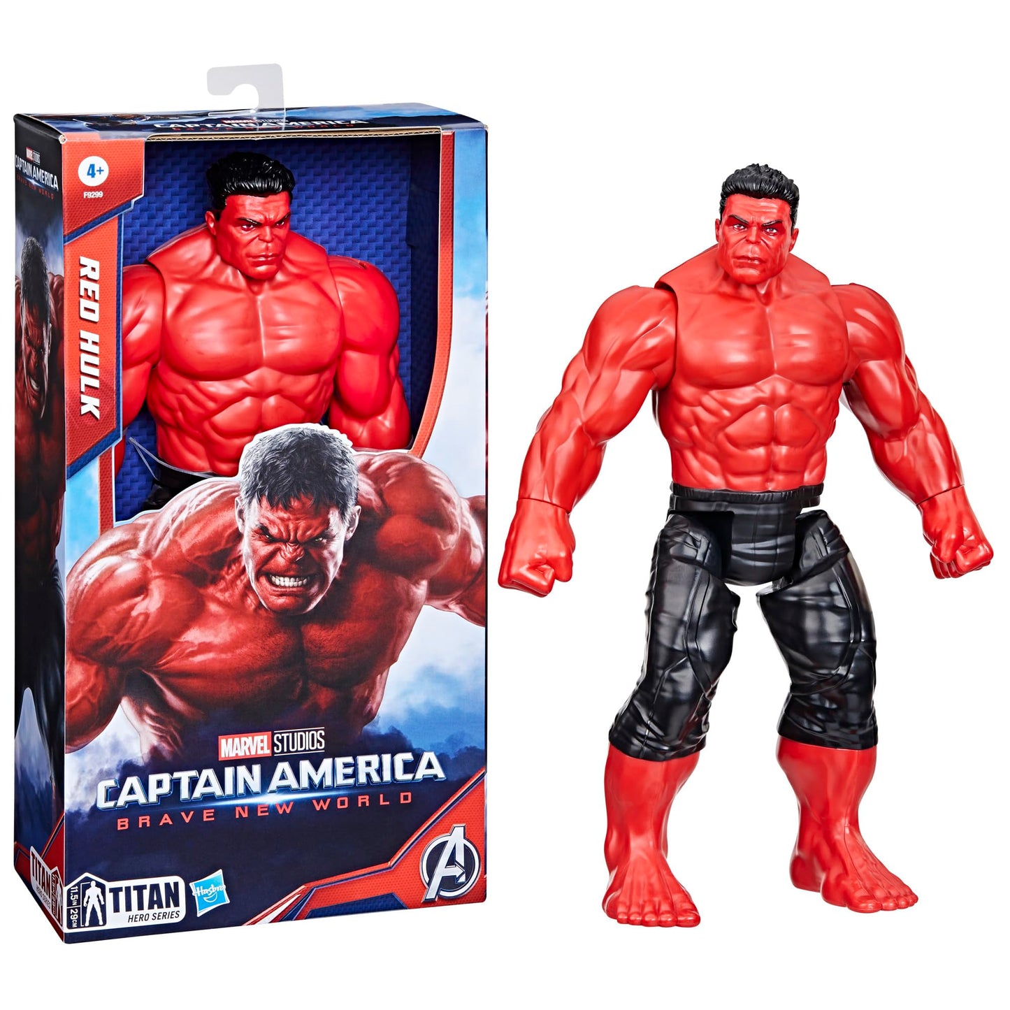 Hasbro Marvel Studios Titan Hero Series, Captain America: Brave New World, action figure deluxe di Red Hulk