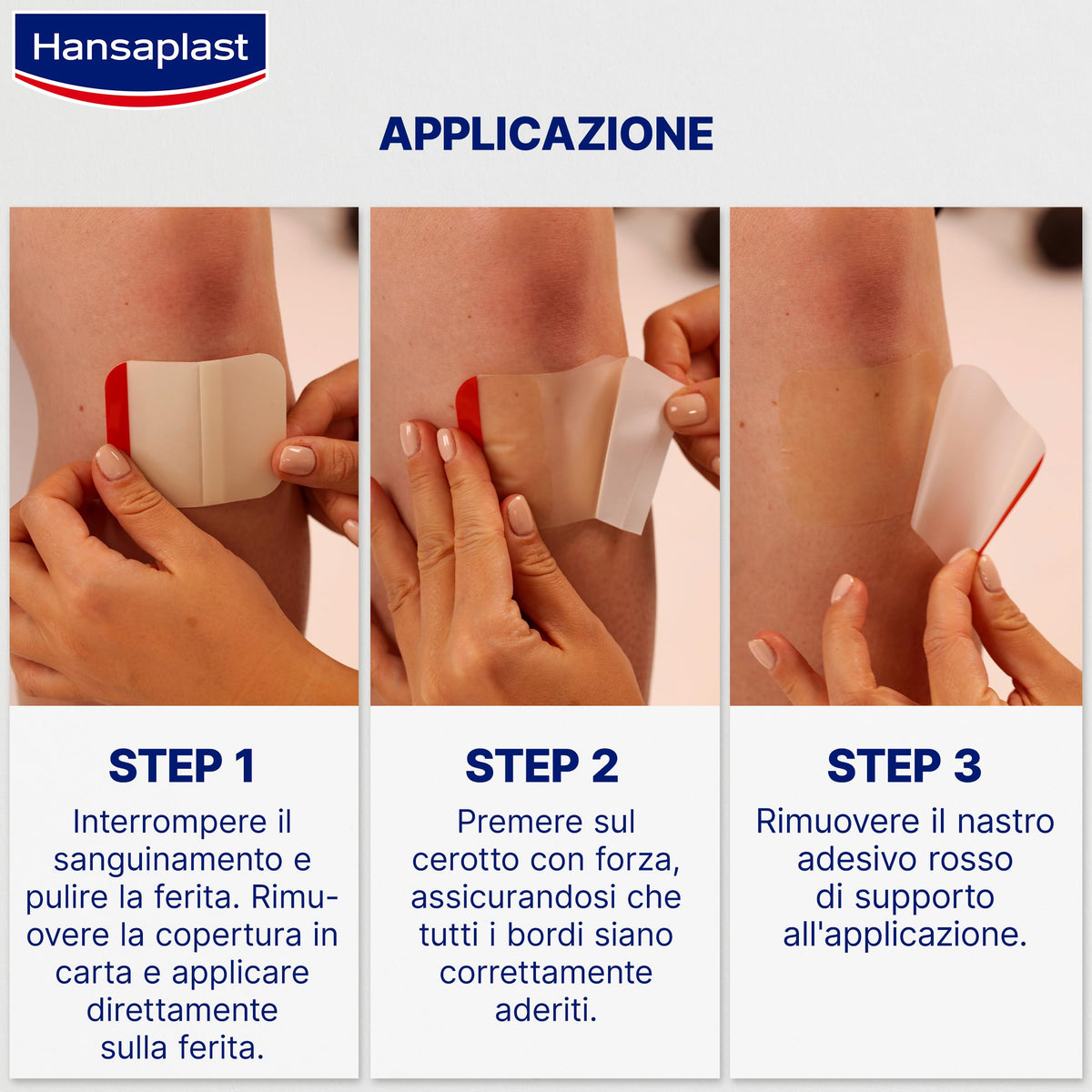 Hansaplast Cerotti Second Skin Protection, Cerotti impermeabili per un'adesione fino a 72 ore, Cerotti cicatrizzanti con capsula curativa, Ultra sottili e 2x più flessibili, 1 confezione da 6 cerotti