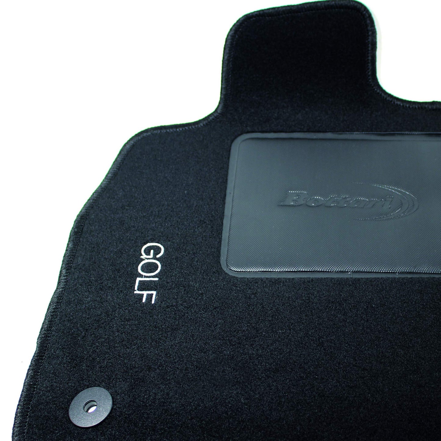 Bottari 39102 Set Tappeti Auto su Misura in Moquette per Modello Golf produzione dal 2013 ad oggi , Nero, 4 Pezzi
