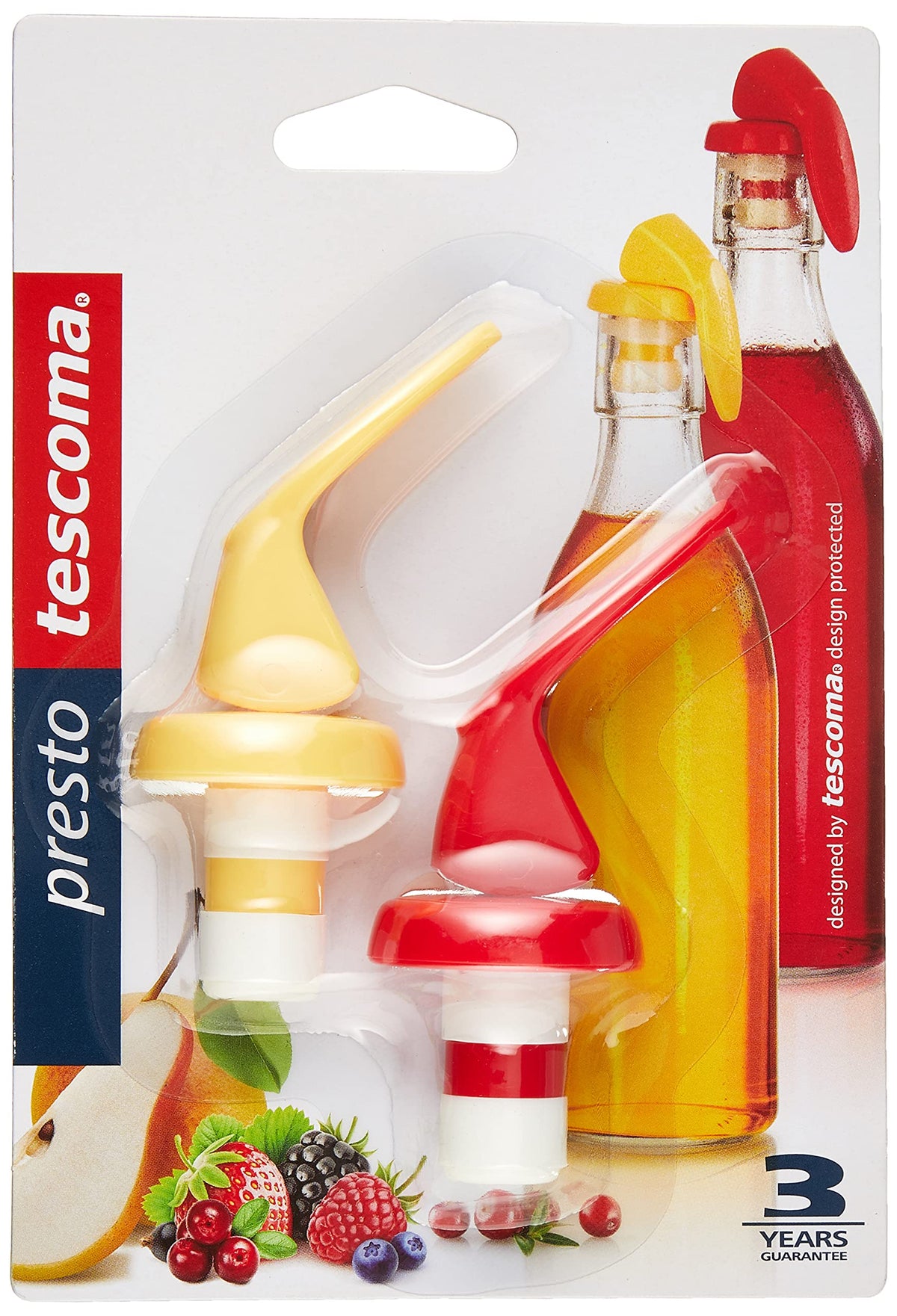 Tescoma 420697 Tappo Ermetico per Bottiglie, 17x11.5x3.6 cm, 2 pz