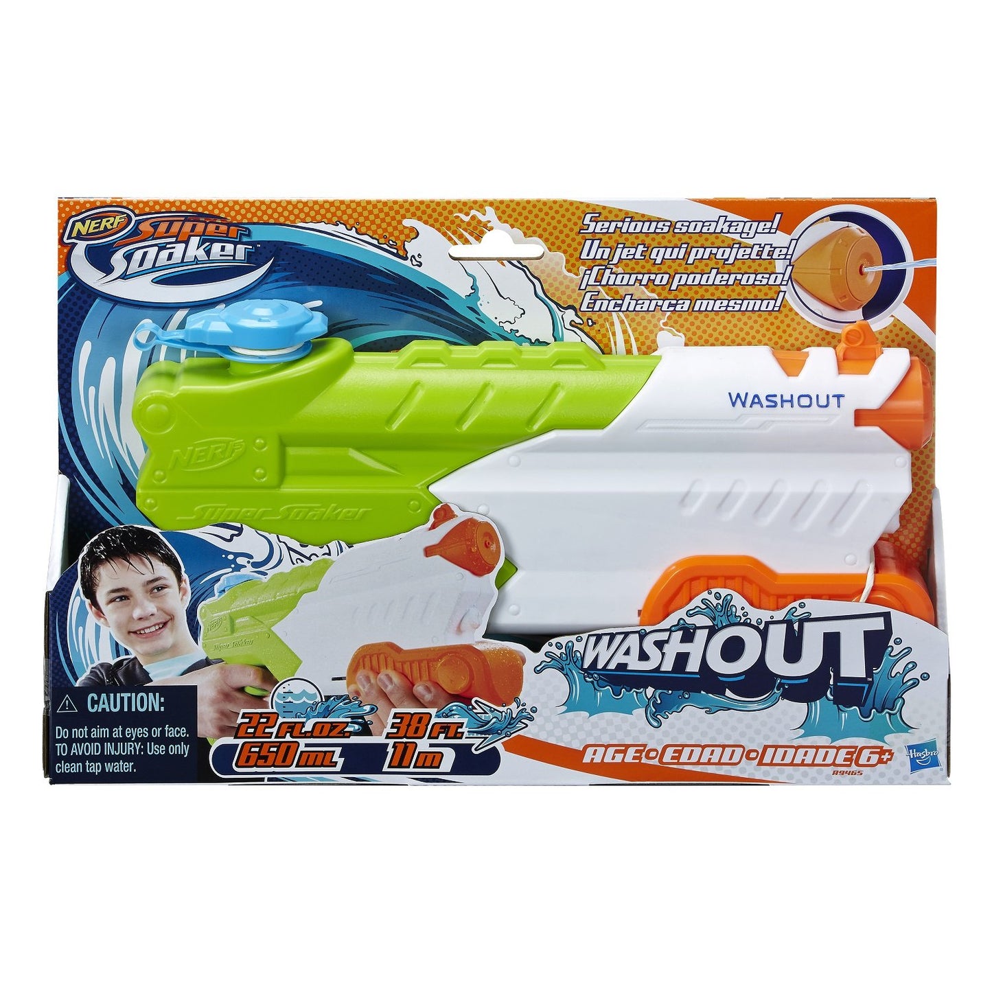 Hasbro Nerf Super Soaker Washout Blaster by