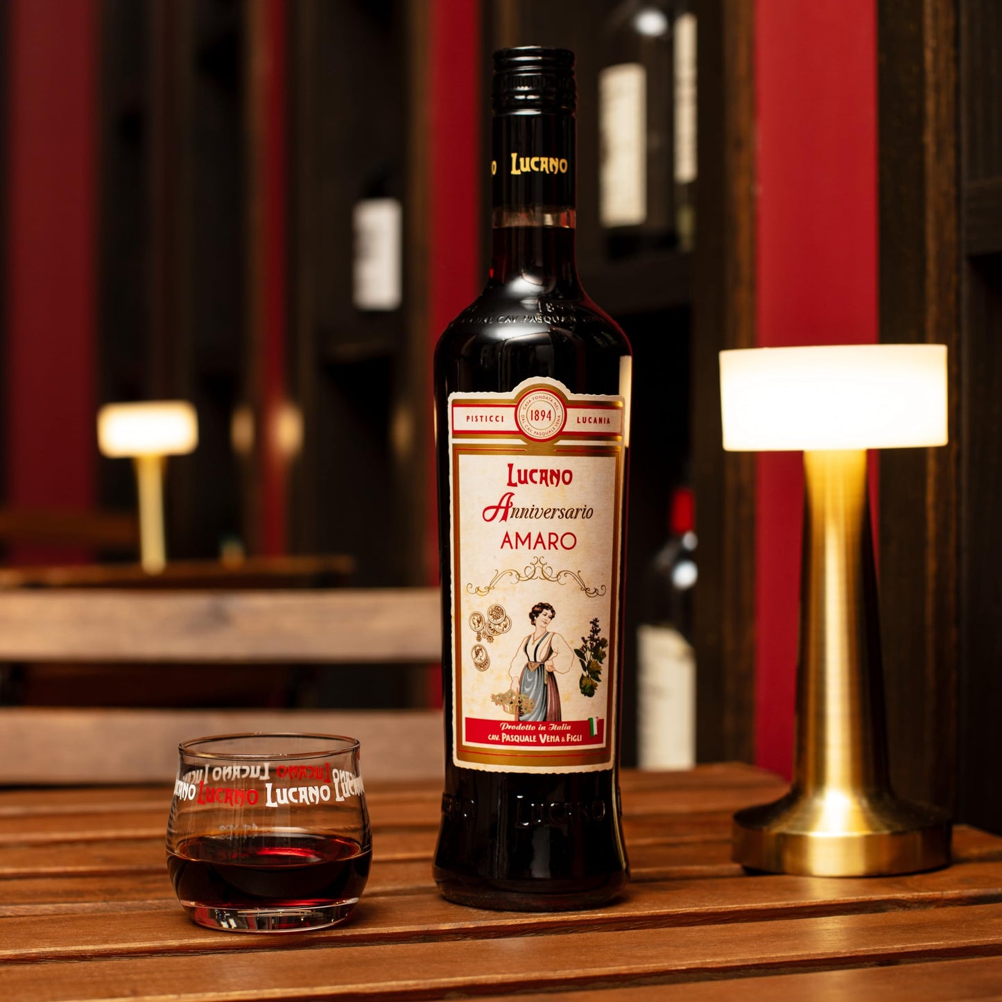 Lucano Anniversario Cordial Caffe 26% Vol - Bottiglia da 70 cl