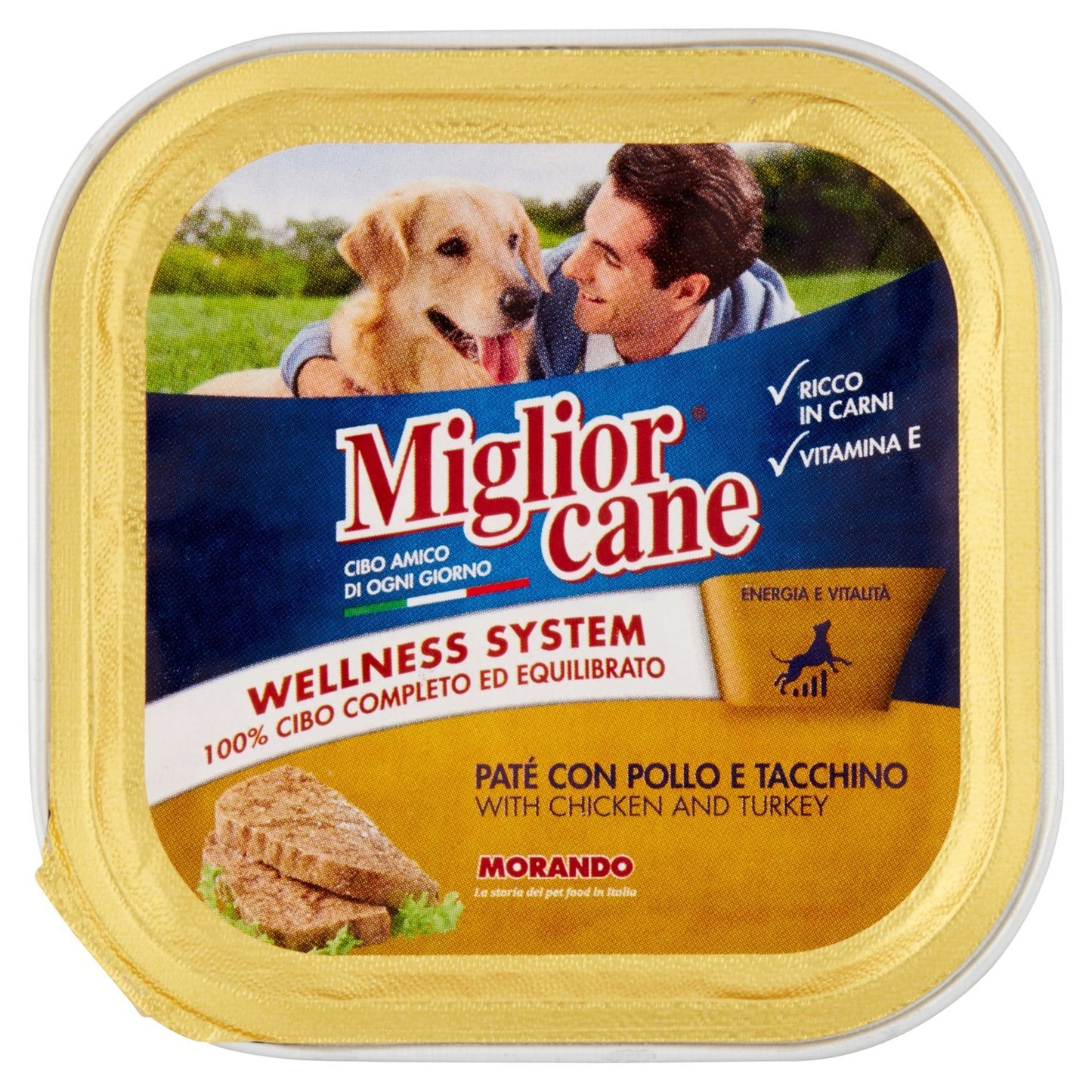 Miglior Cane - Alimento Completo Per Cani, Con Pollo E Tacchino - 22 pezzi da 150 g [3300 g]