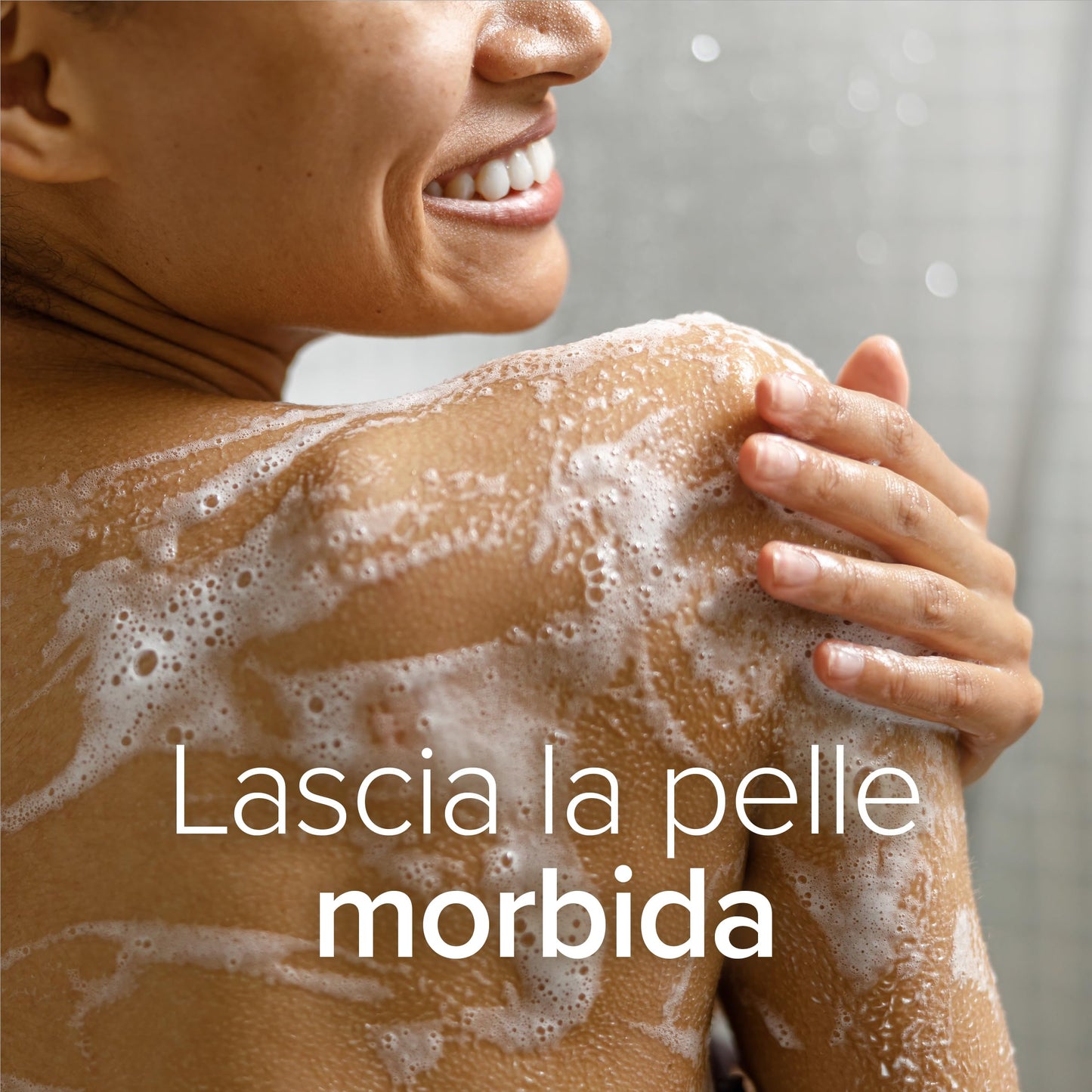 Palmolive Bagnoschiuma Naturals Orchidea e Latte 500ml | Bagnodoccia con vitamina E | Lascia la pelle morbida | Con latte di mandorla di origine vegetale | Ingredienti per il 95% di origine naturale*