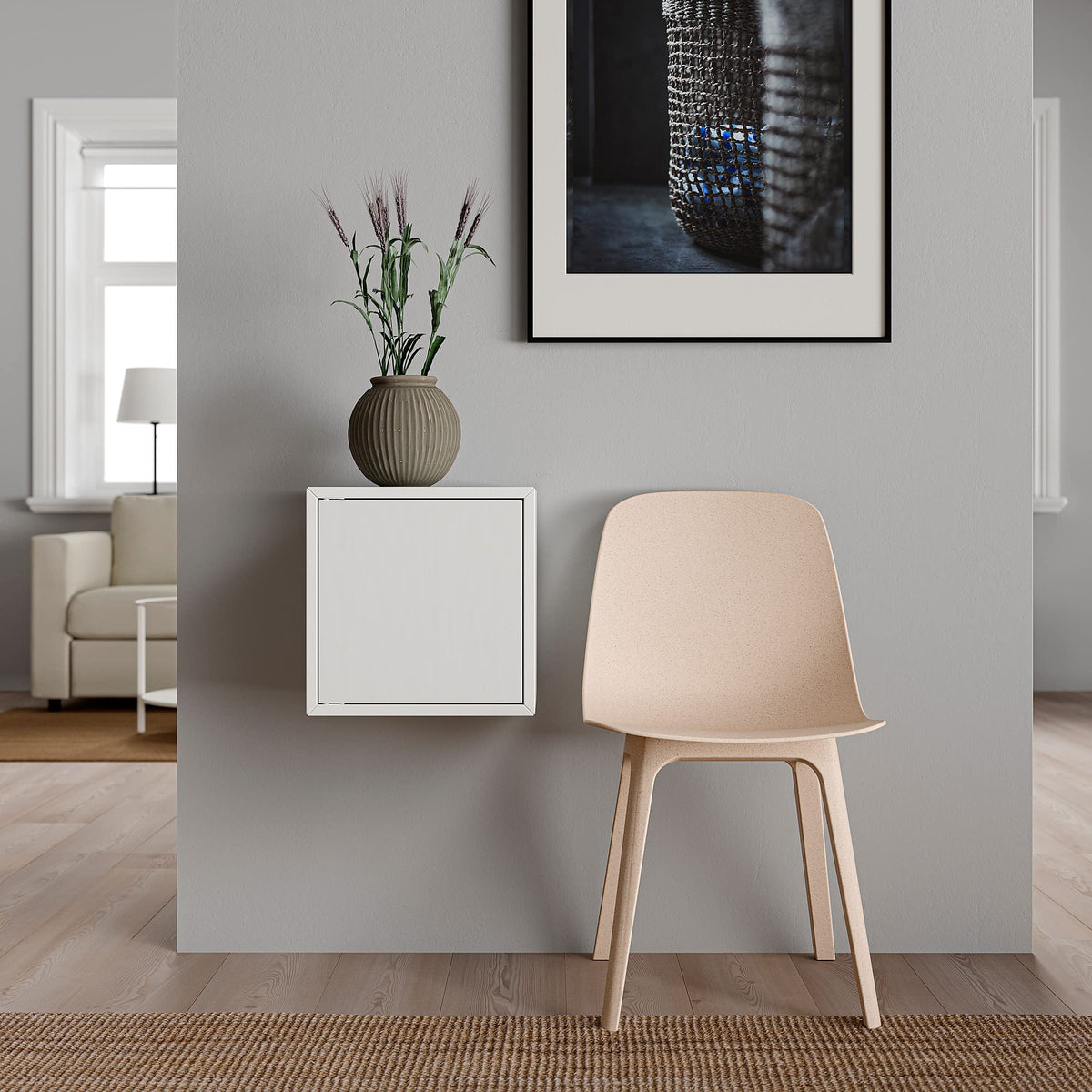 Ikea EKET - Armadietto pensile, 35 x 35 x 35 cm, bianco