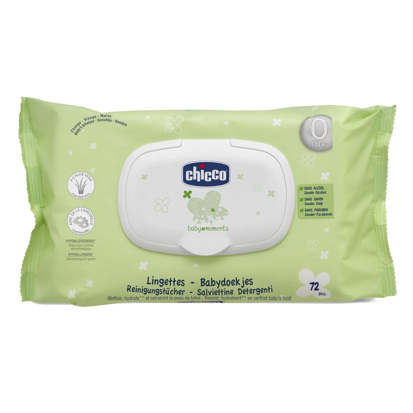 Chicco - Salviette per il cambio 72 pices, confezione da 12
