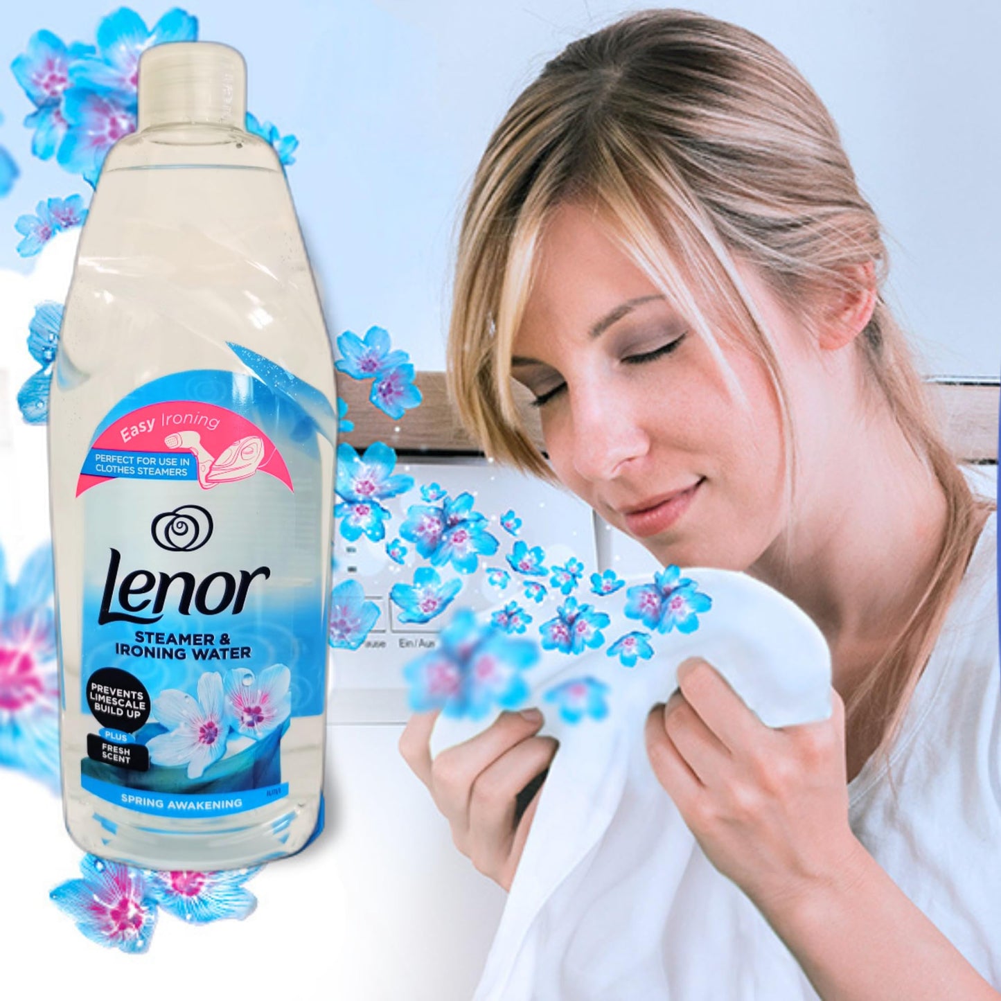 Lenor Vaporizzatore & Stiro Water Spring Awakening 1 Litro