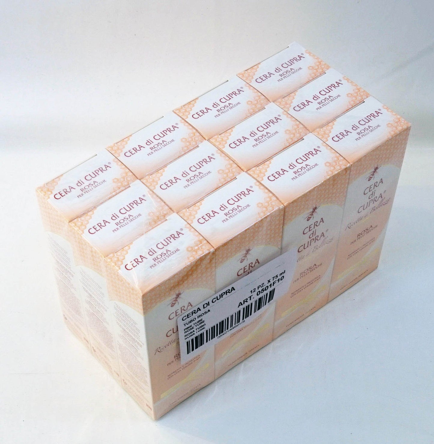Set 12 CUPRA Crema Tubo Rosa Pelli Secche 75 Ml Cura Del Viso