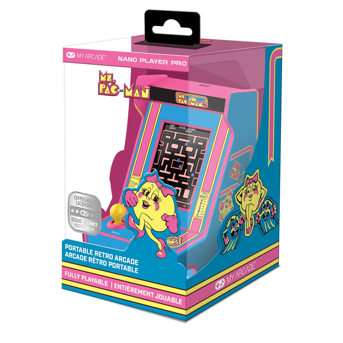 NANO PLAYER PRO 2,4" Ms.PAC-MAN PORTABLE RETRO ARCADE