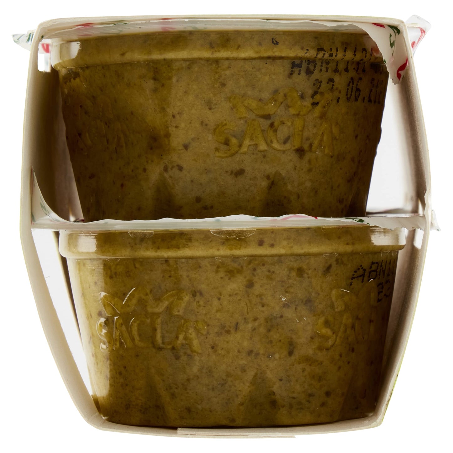 Saclà, Pesto alla Genovese 4xME, Condimento per Pasta e per Arricchire i Tuoi Piatti, con Basilico Italiano, 4 Monoporzioni da 45g, 180g, Confezione da 6 pezzi