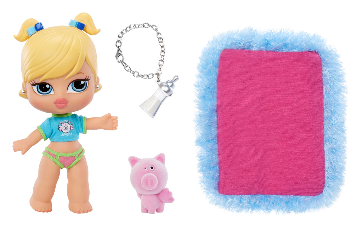 Bratz Babyz - Bambola Alla Moda da Collezione - Meygan - Con Abiti Veri e Animale Domestico - Giocattolo per Bambini