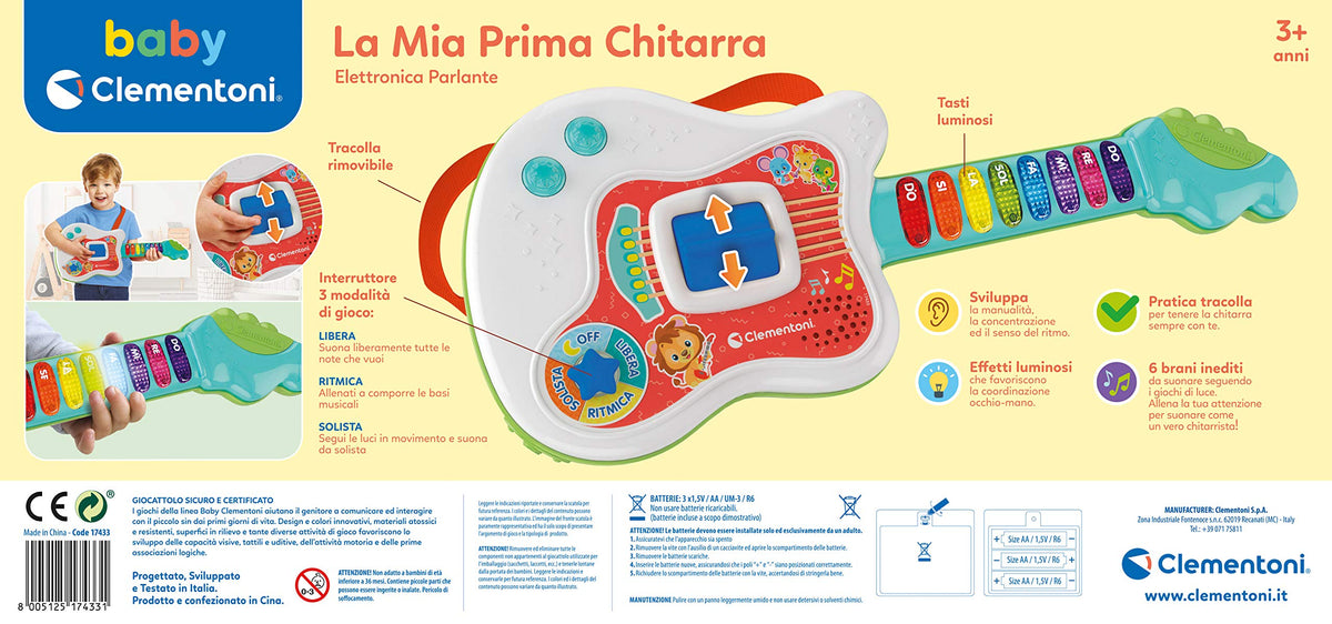 Clementoni Strumento Musicale Elettronico, Multicolore