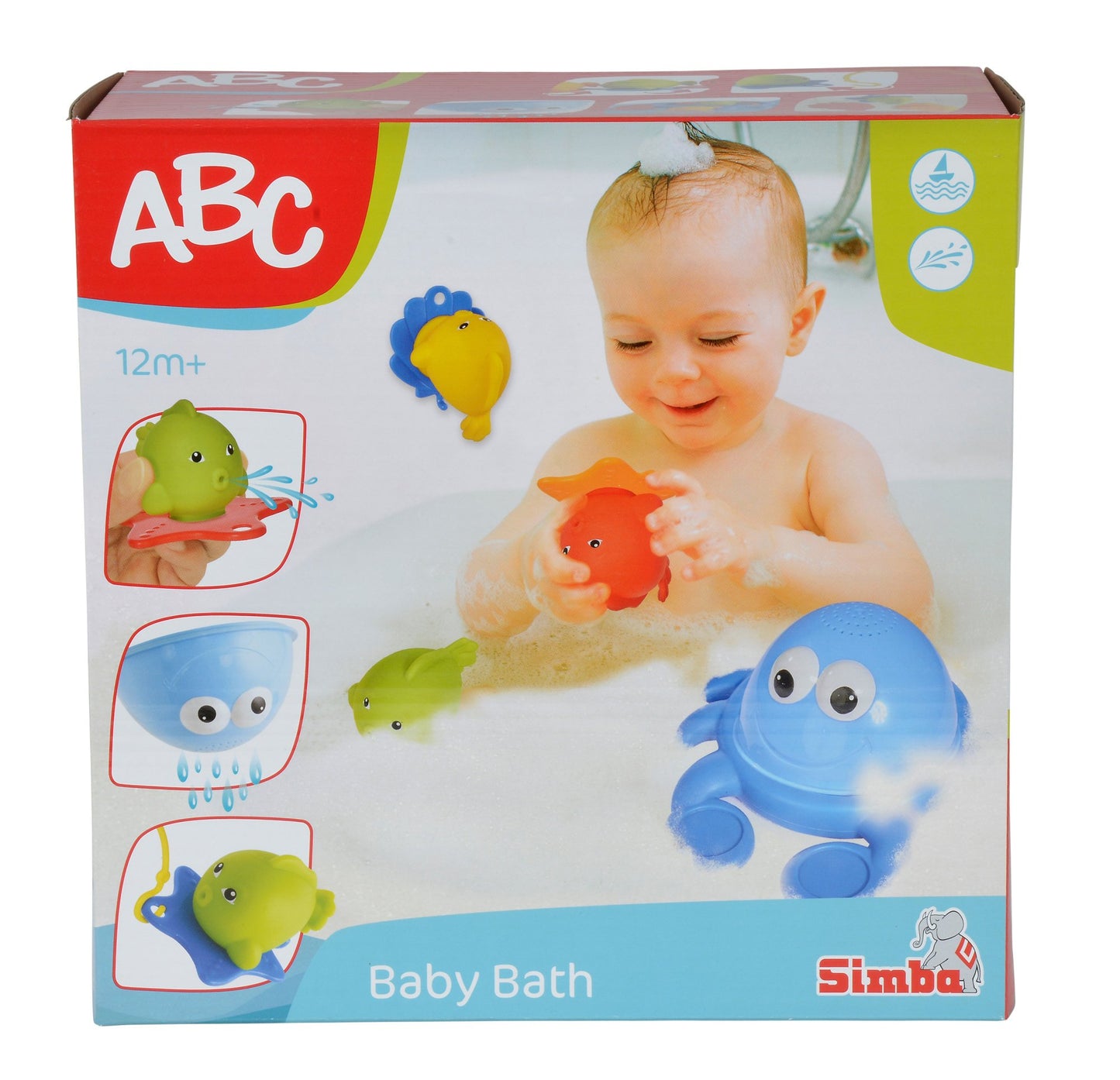 Simba- ABC Granchio per Bagnetto, Multicolore, s, 104018295