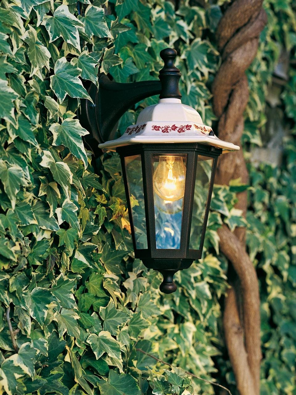 Lanterna Per Palo 'Marine' Struttura In Termoplastico, Diffusore Trasparente. Parabola In Alluminio. E27, Ip43. Attacco A Colonna Da Ø 60 Mm. Solo Corpo Lan