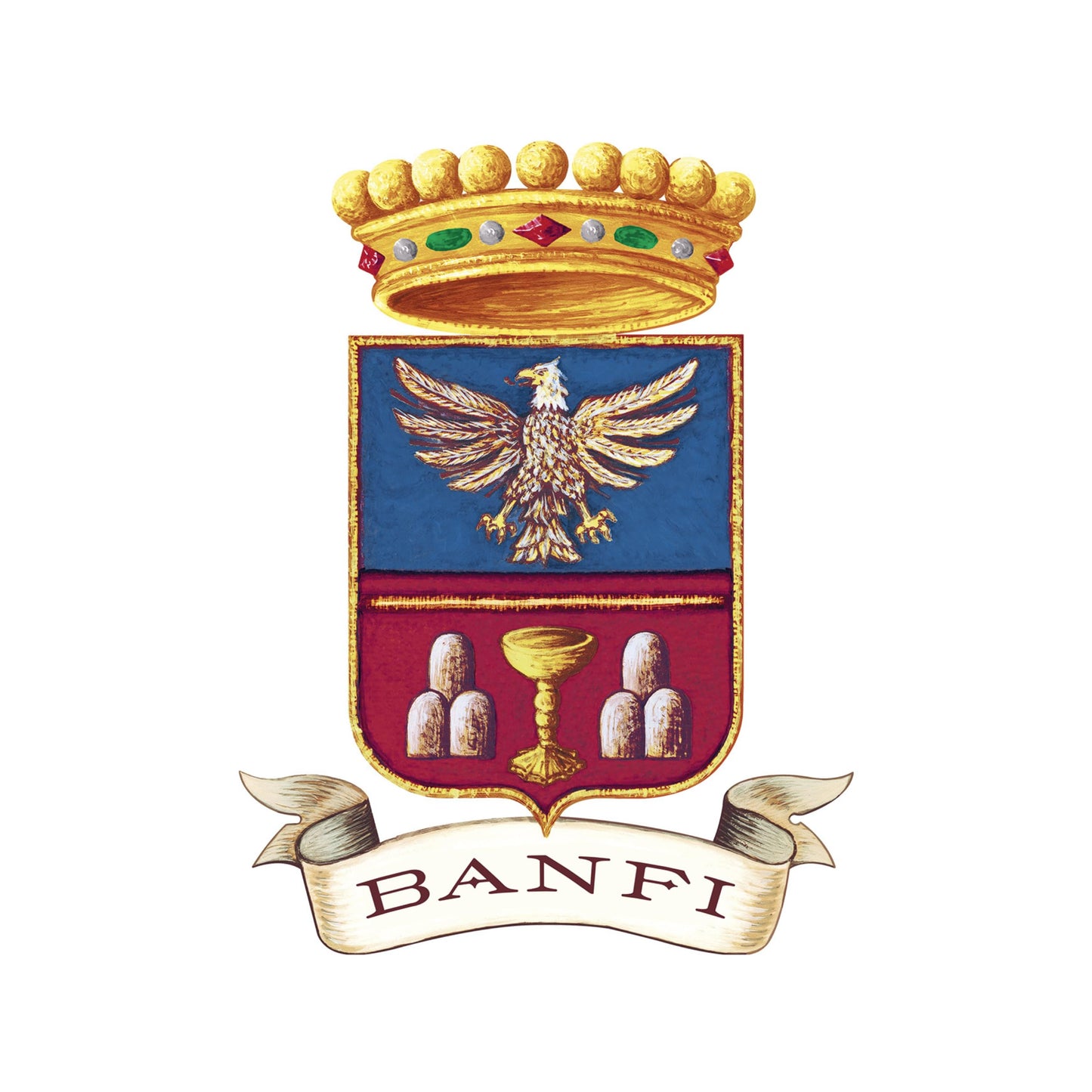 Banfi | Vino Rosso di Montalcino DOC | Castello Banfi Annata 2022 | Confezione da 6 Bottiglie da 750ml