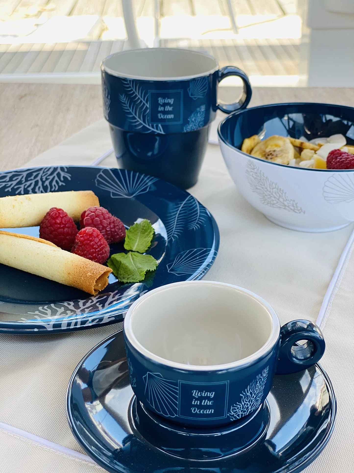 MARINE BUSINESS LIVING Piatto da dessert