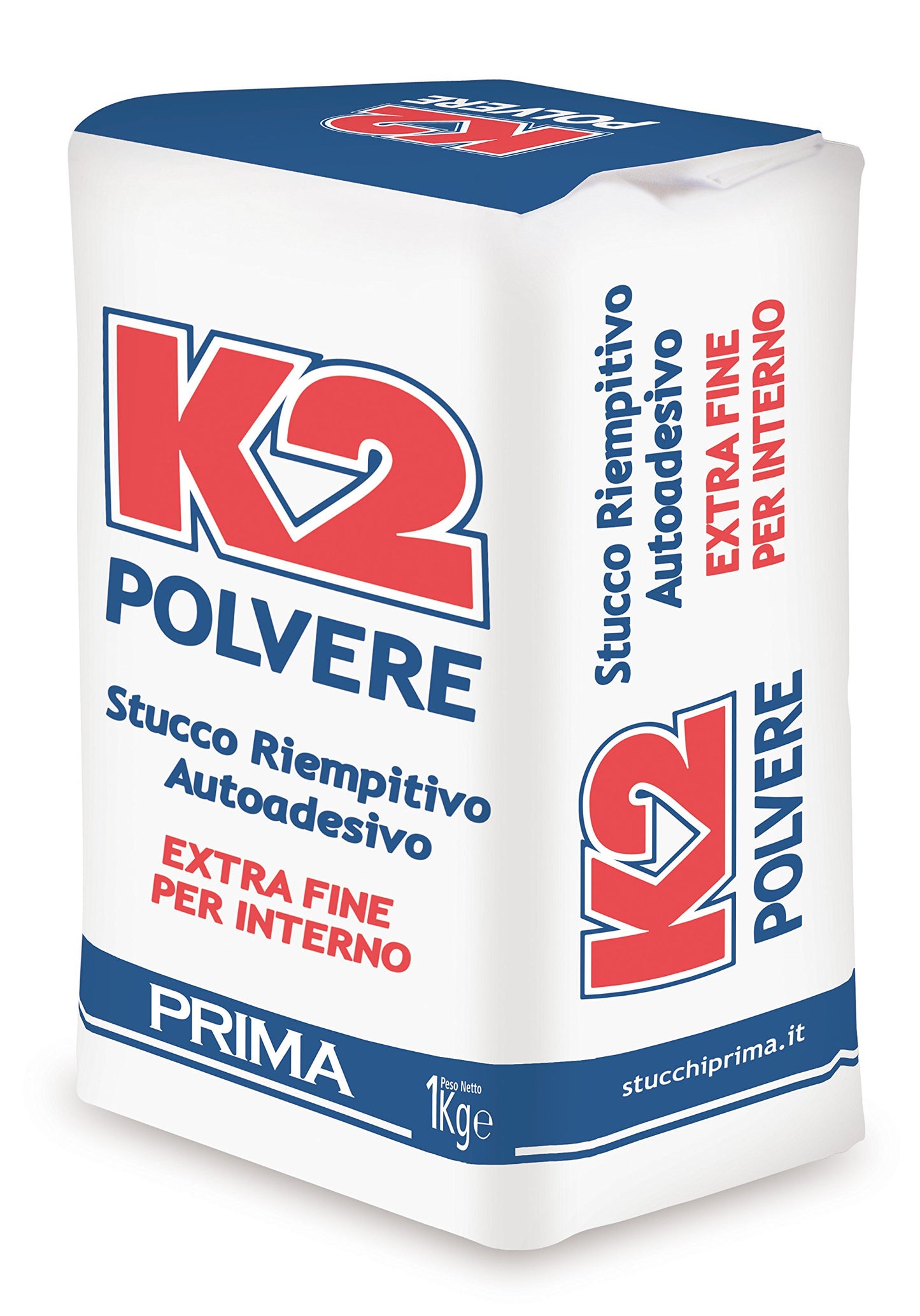 Stucco K2 in polvere riempitivo color bianco kg. 1