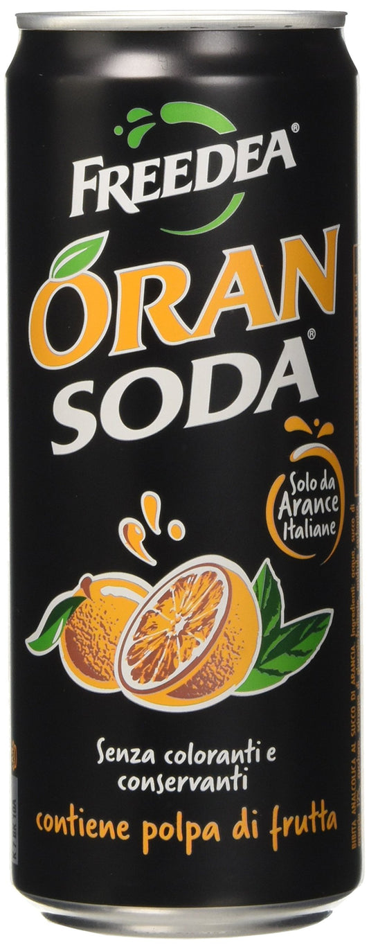Oransoda Lattina - 24 pezzi da 330 ml [7920 ml]