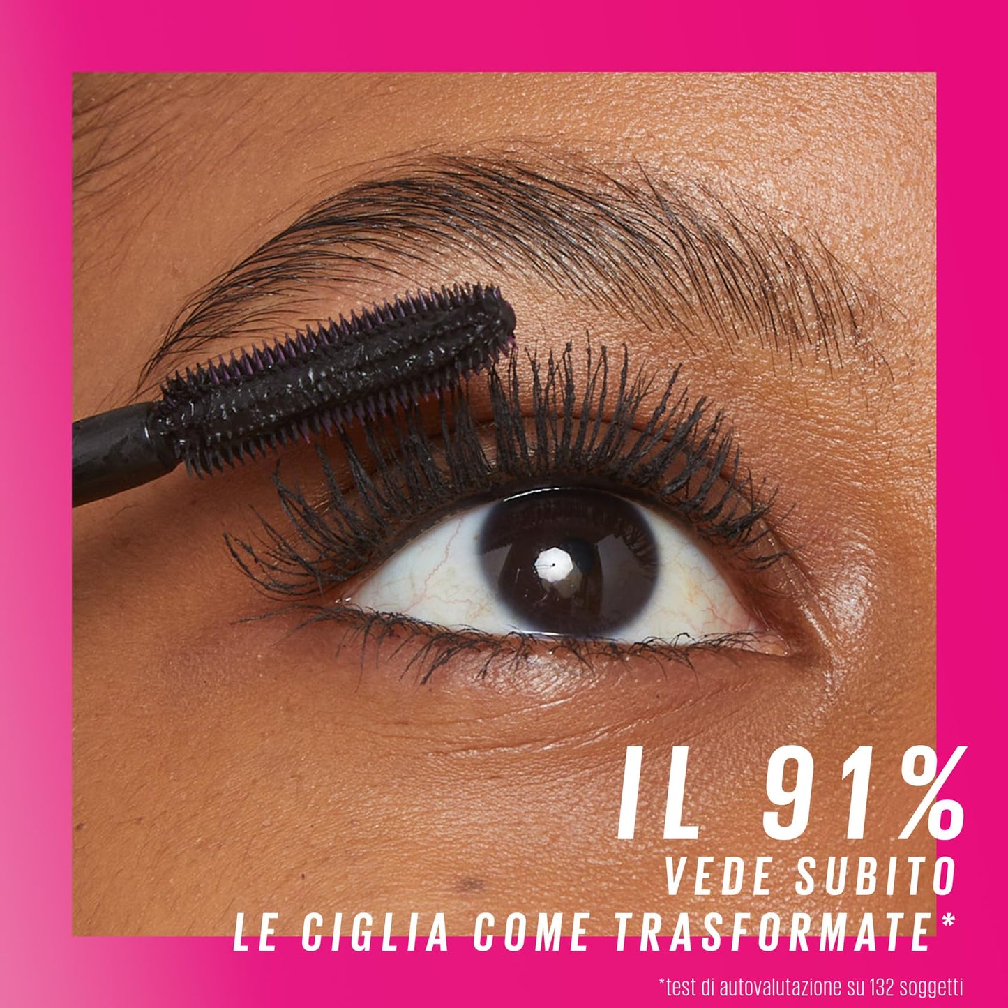 Maybelline New York, Mascara Volumizzante Waterproof, Definizione e Apertura Ciglia Per Ciglia, Con Pro Vitamina B5, Ciglia Sensazionali Firework, Tonalità: Nero