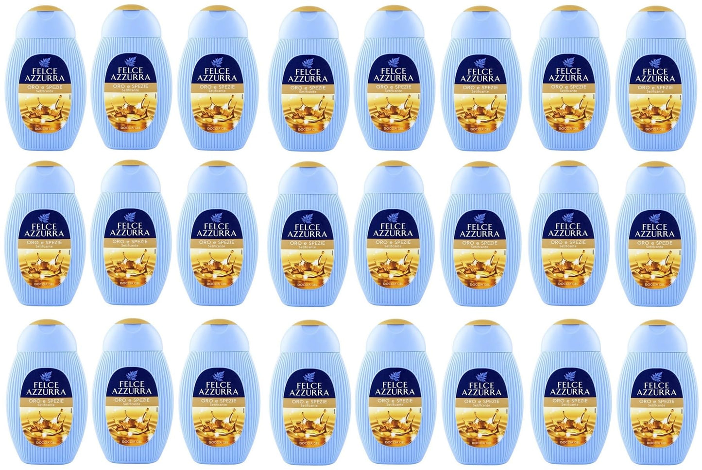 24x Felce Azzurra Oro Gel da Doccia - Doccia Gel Bagnoschiuma 250ml