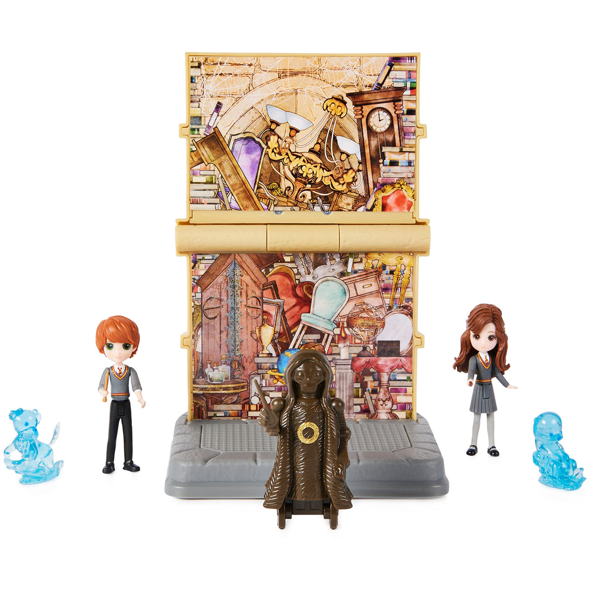 Wizarding World, set Stanza delle Necessità 2 in 1 con 2 bambole articolate e 3 accessori, collezione Harry Potter, giocattoli per bambini dai 5 anni in su