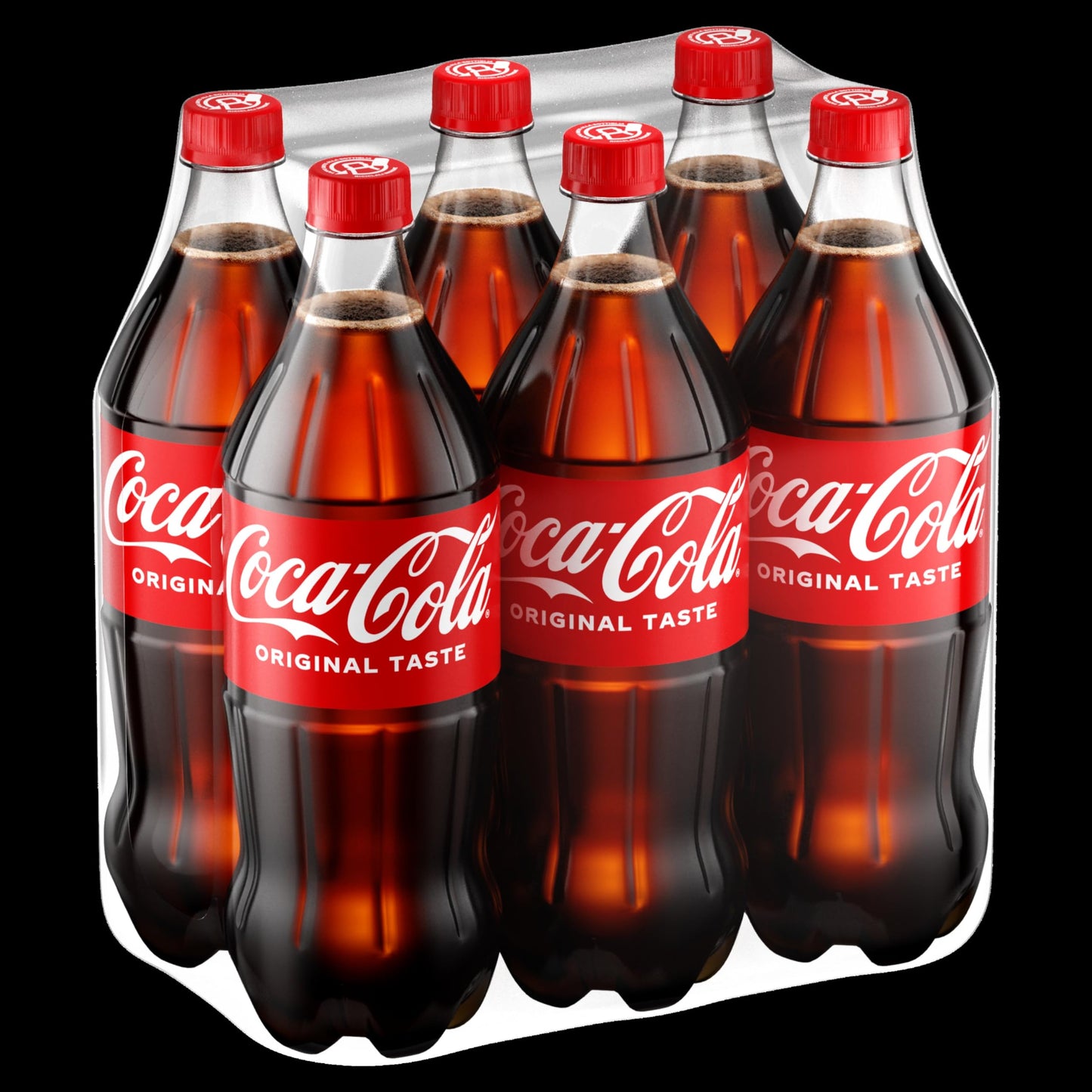 Coca-Cola Original Taste – 6 Bottiglie da 1 L,  bottiglia PET 100%