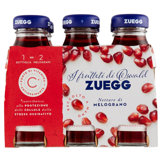 Zuegg - Succo Melograno - 4 confezioni da 6 pezzi da 125 ml [24 pezzi, 3 l]