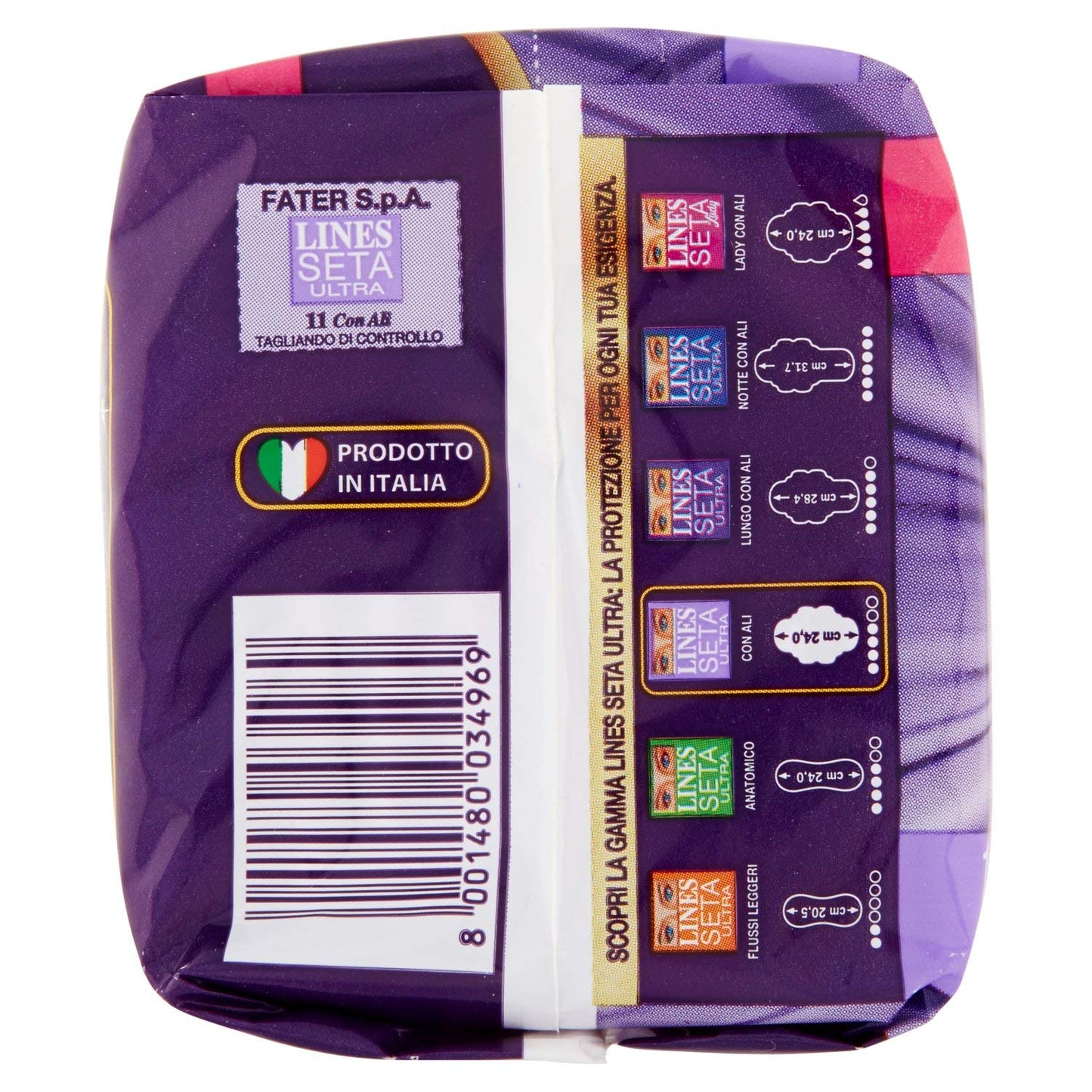 Lines Assorbenti Seta Ultra Lungo Ali Normal 11 Pz - 100ml