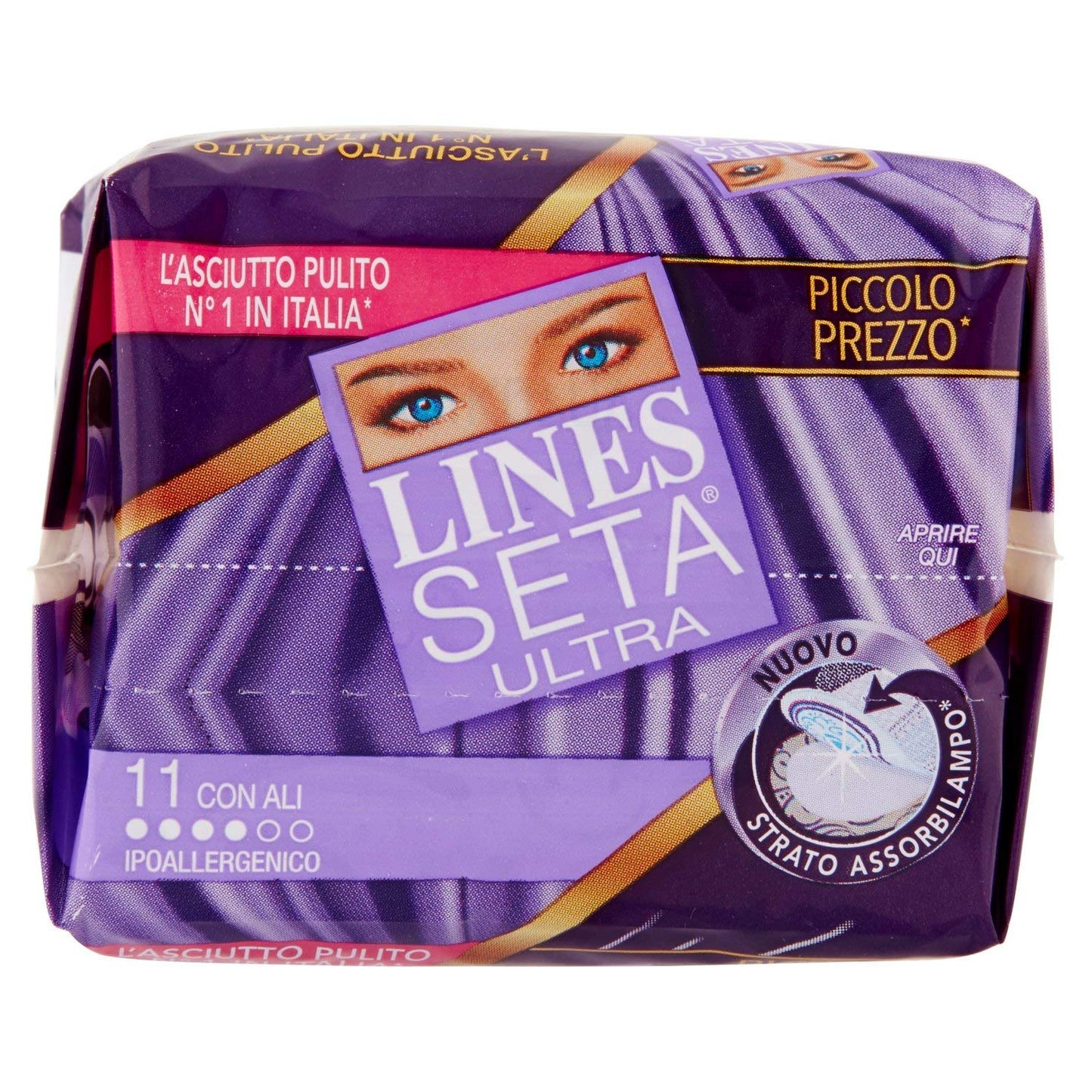 Lines Assorbenti Seta Ultra Lungo Ali Normal 11 Pz - 100ml