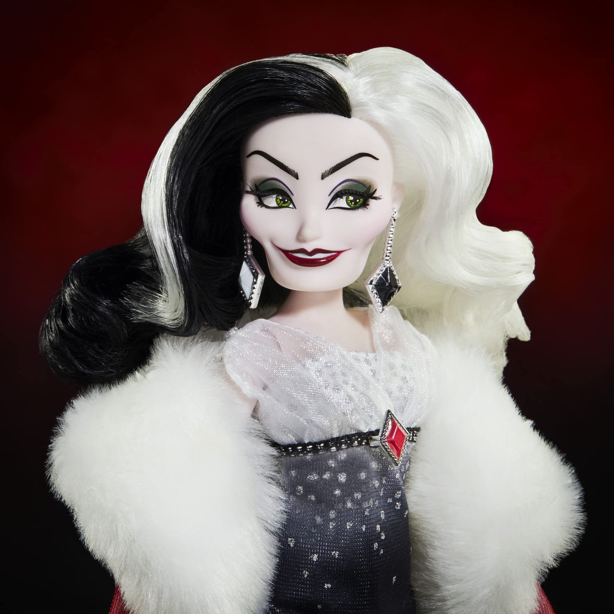 Disney Villains Style Series Cruella De Vil, Contemporary Style Fashion Doll, Collectible Toy for Girls 6 Years and Up [Esclusivo Amazon]
