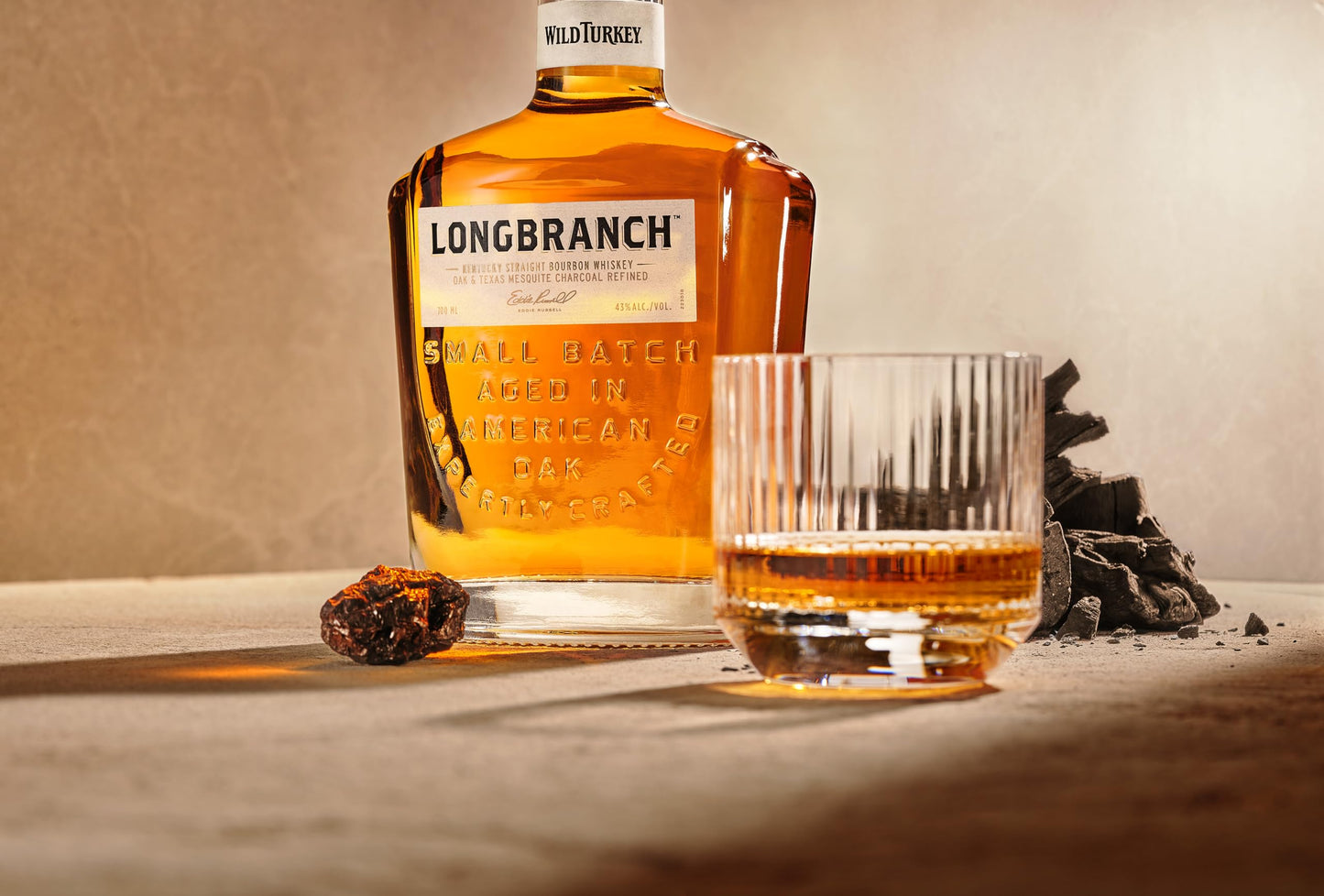 Wild Turkey - Longbranch, 70 cl, Whiskey Bourbon Americano, Invecchiato 8 Anni, 43% Vol