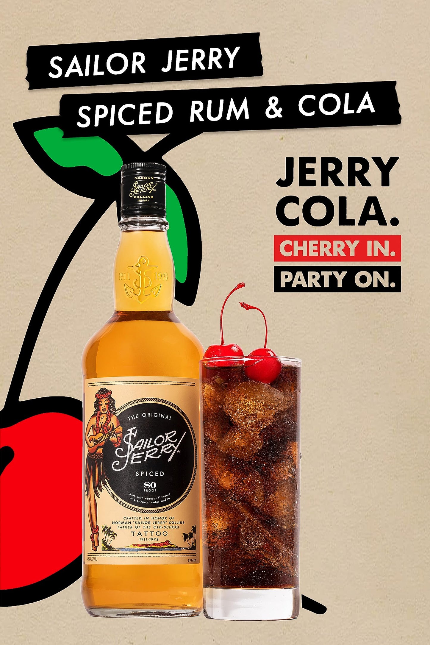 Sailor Jerry Rum, 70cl