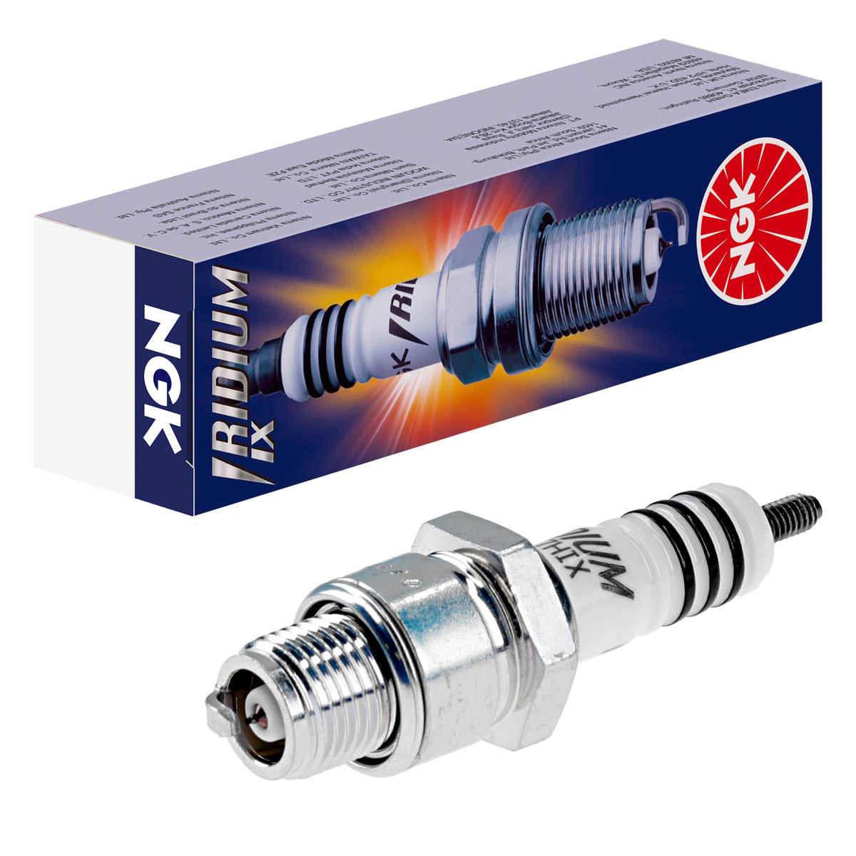 NGK Candela di accensione Iridium IX BR8HIX, 7001 | 1 pezzo