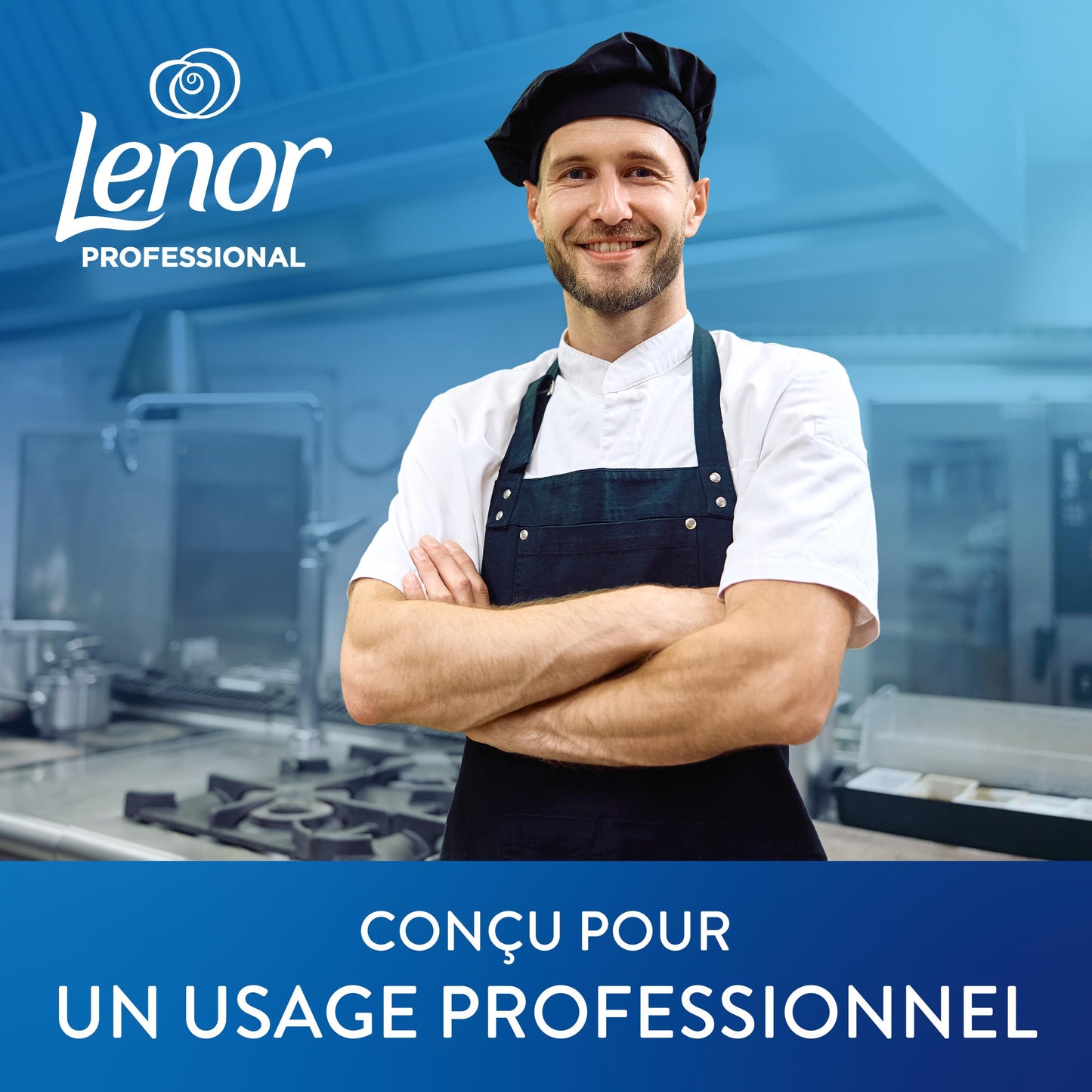 Lenor Professional Brezza Marina Potenziatore Per Vestiti/Ammorbidente Per Vestiti 200 Lavaggi, 4 l, Morbidezza E Freschezza Irresistibili Progettate Per Professionisti