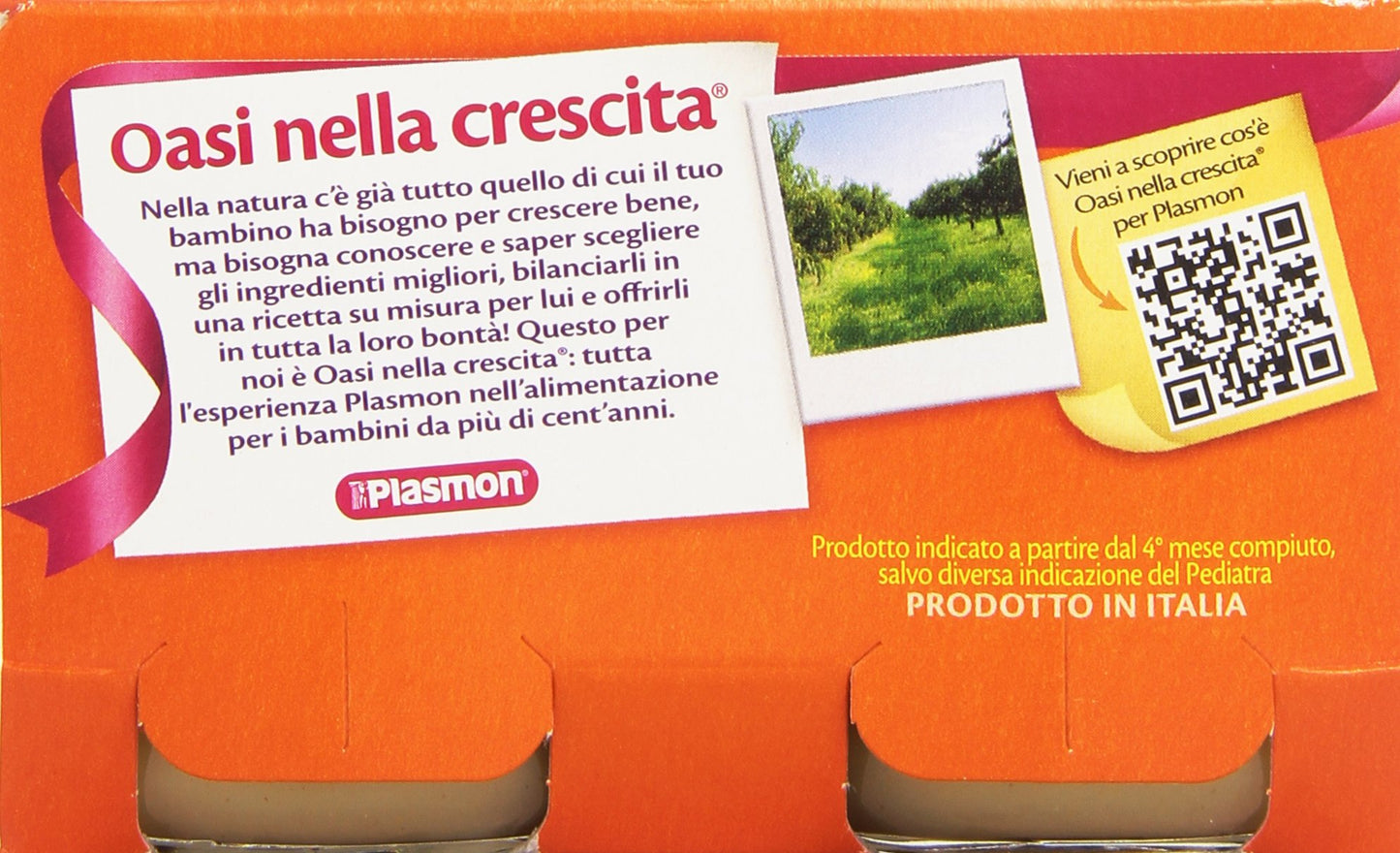 Plasmon Omogeneizzato Frutta Pera 2x104g con Pere Italiane 100% naturale, con aggiunta di Vitamina C
