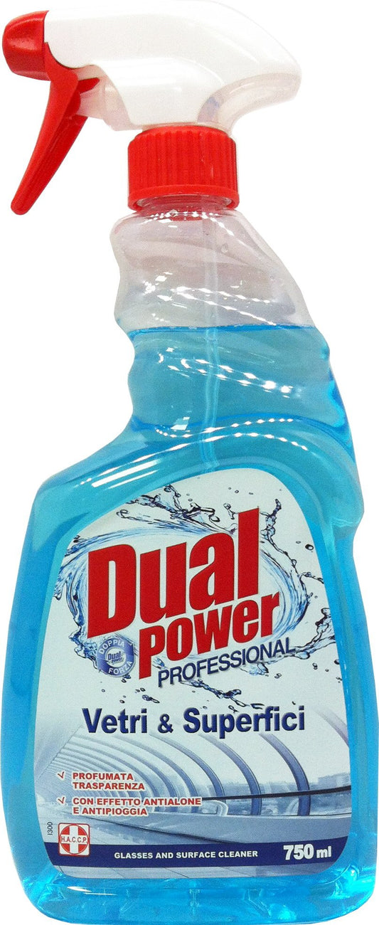 12 x DUAL POWER Vetri&Superfici Trigger 750 Ml