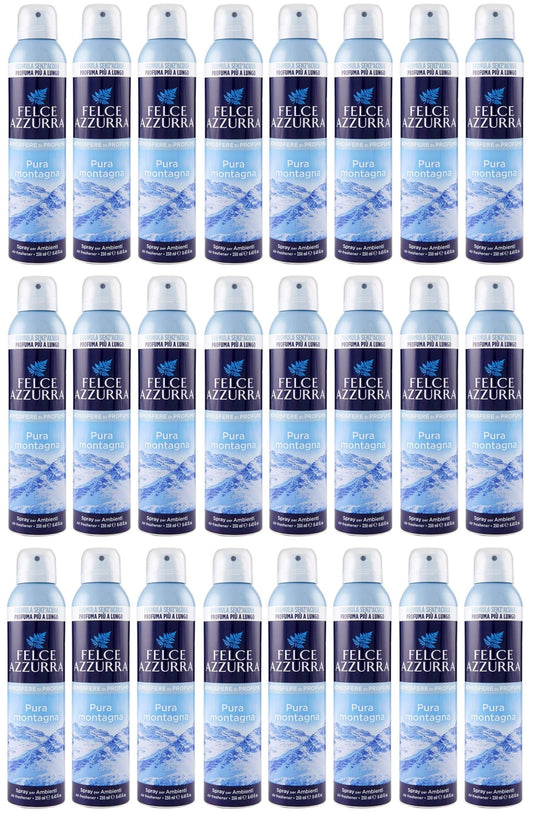 Felce Azzurra Pura Montagna - Deodorante Ambienti, 24 confezioni da 250 ml