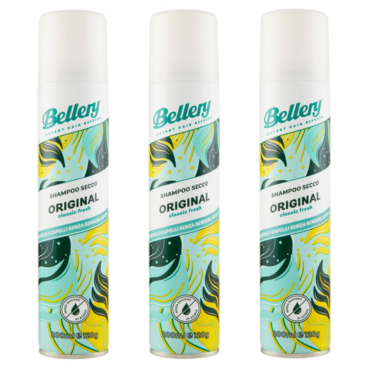 Bellery Shampoo Secco Original 200ml, 200ml